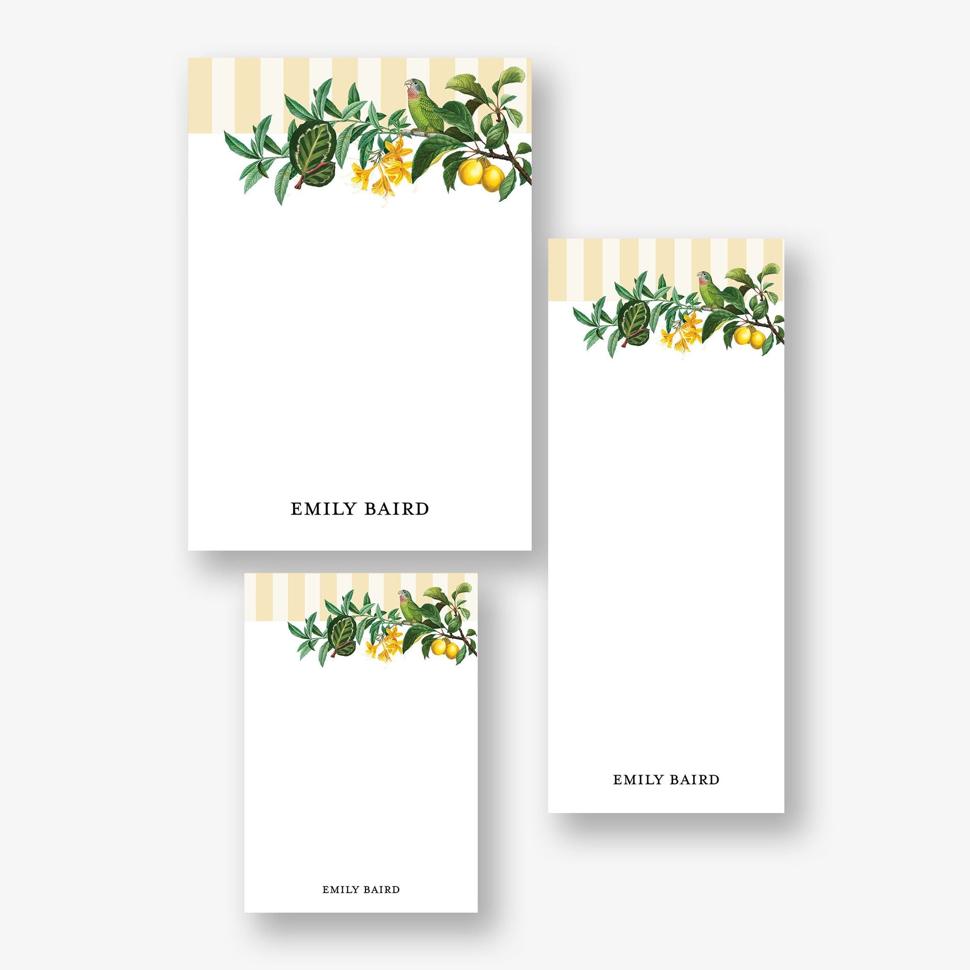 Curios and Creatures Personalized Mixed Notepad Set
