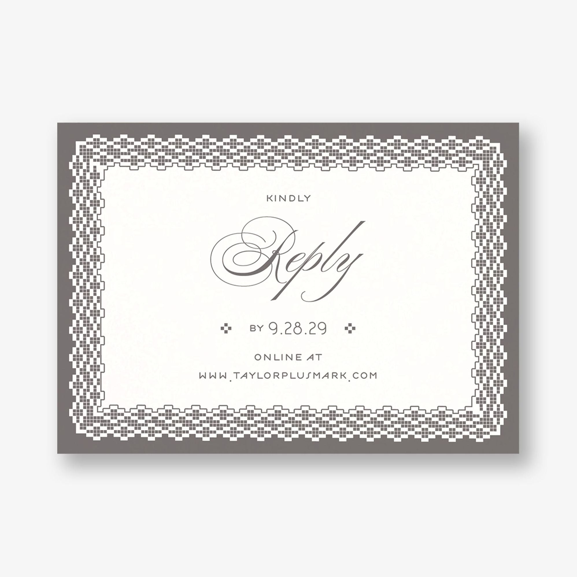 Vintage Lace Response Card