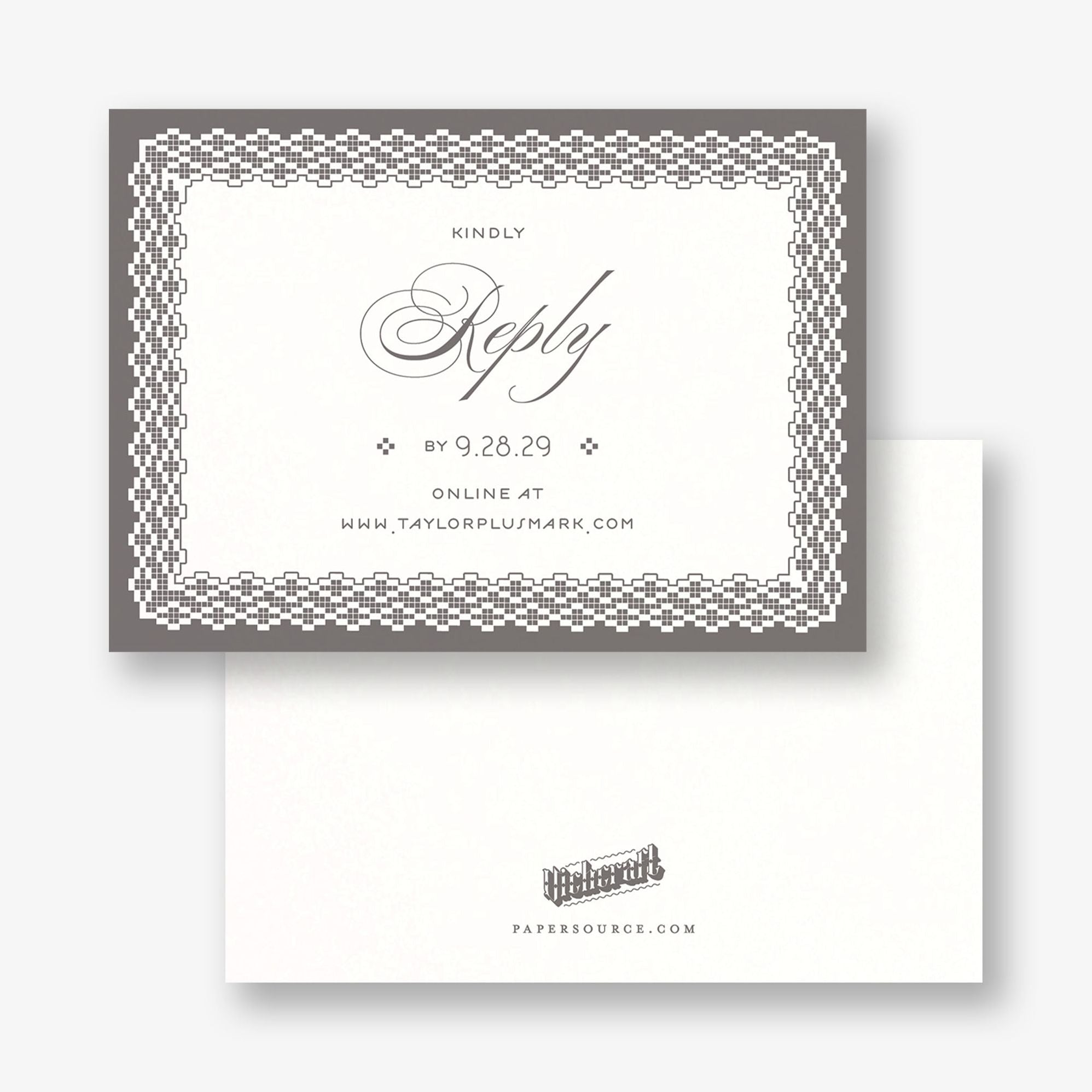 Vintage Lace Response Card