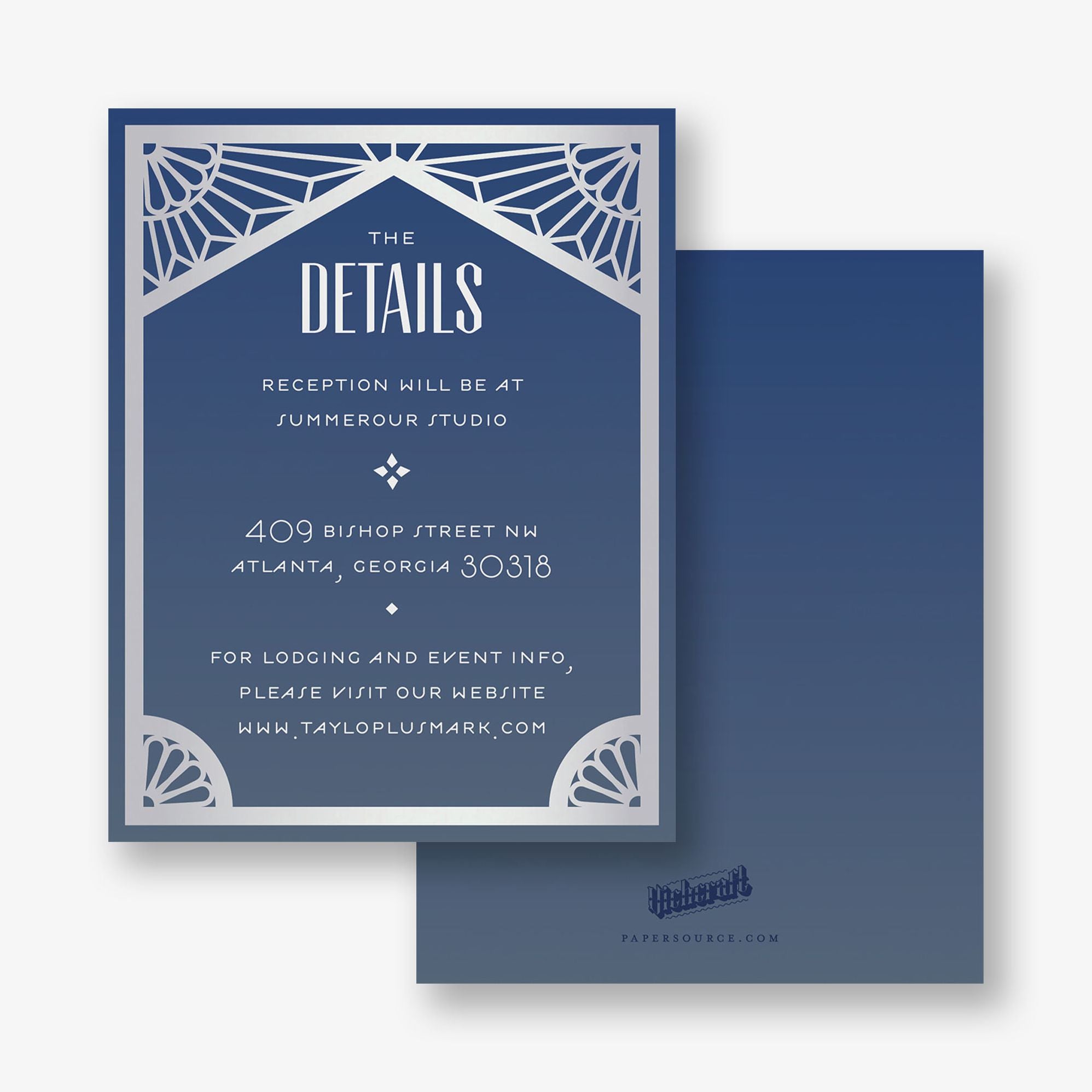 Stained Glass Foil Information Card