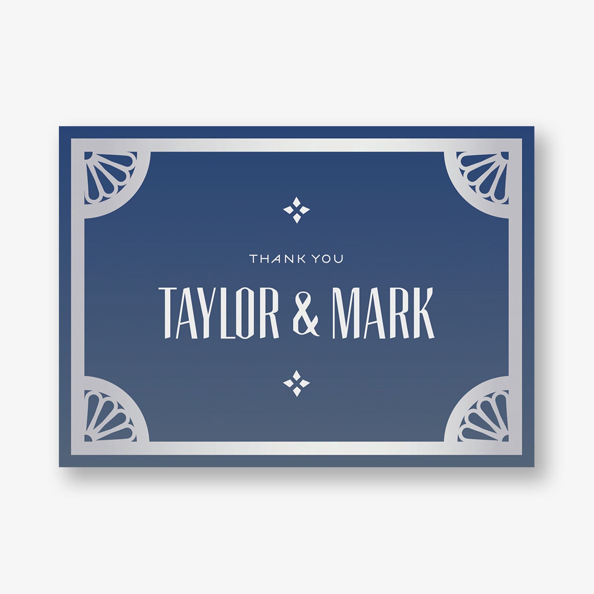 Stained Glass Foil Thank You Card