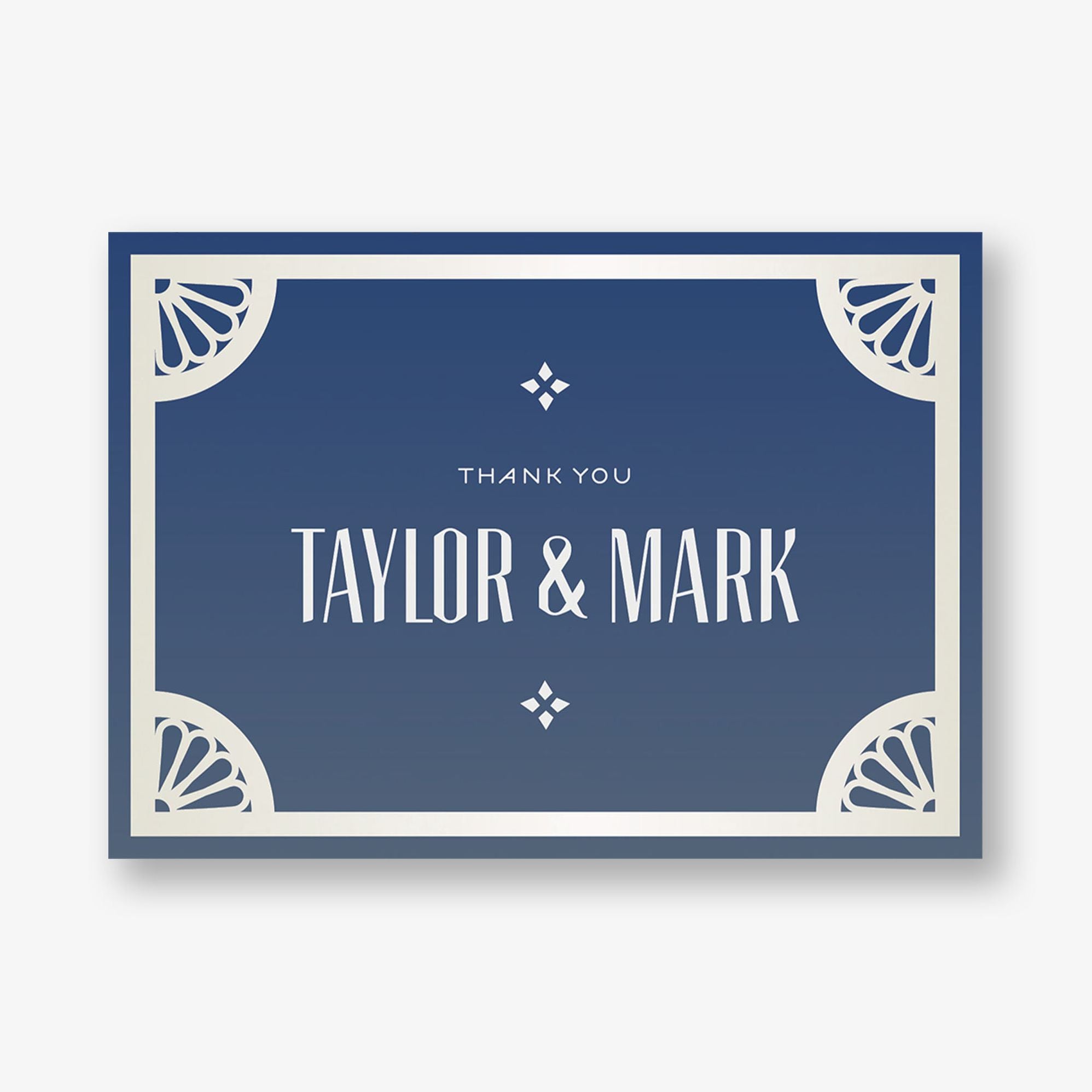 Stained Glass Foil Thank You Card