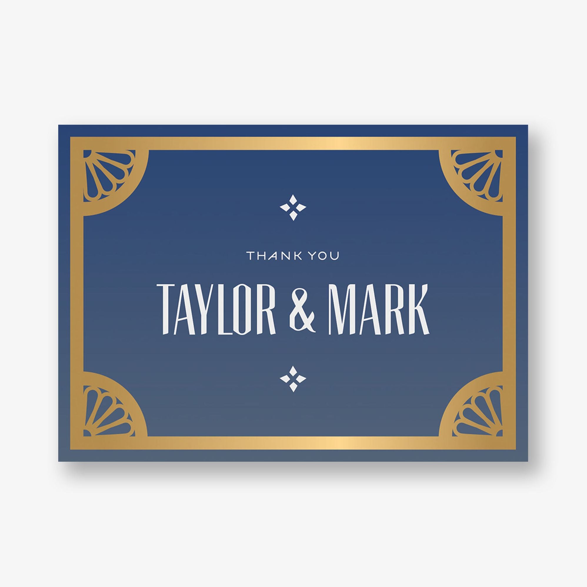 Stained Glass Foil Thank You Card
