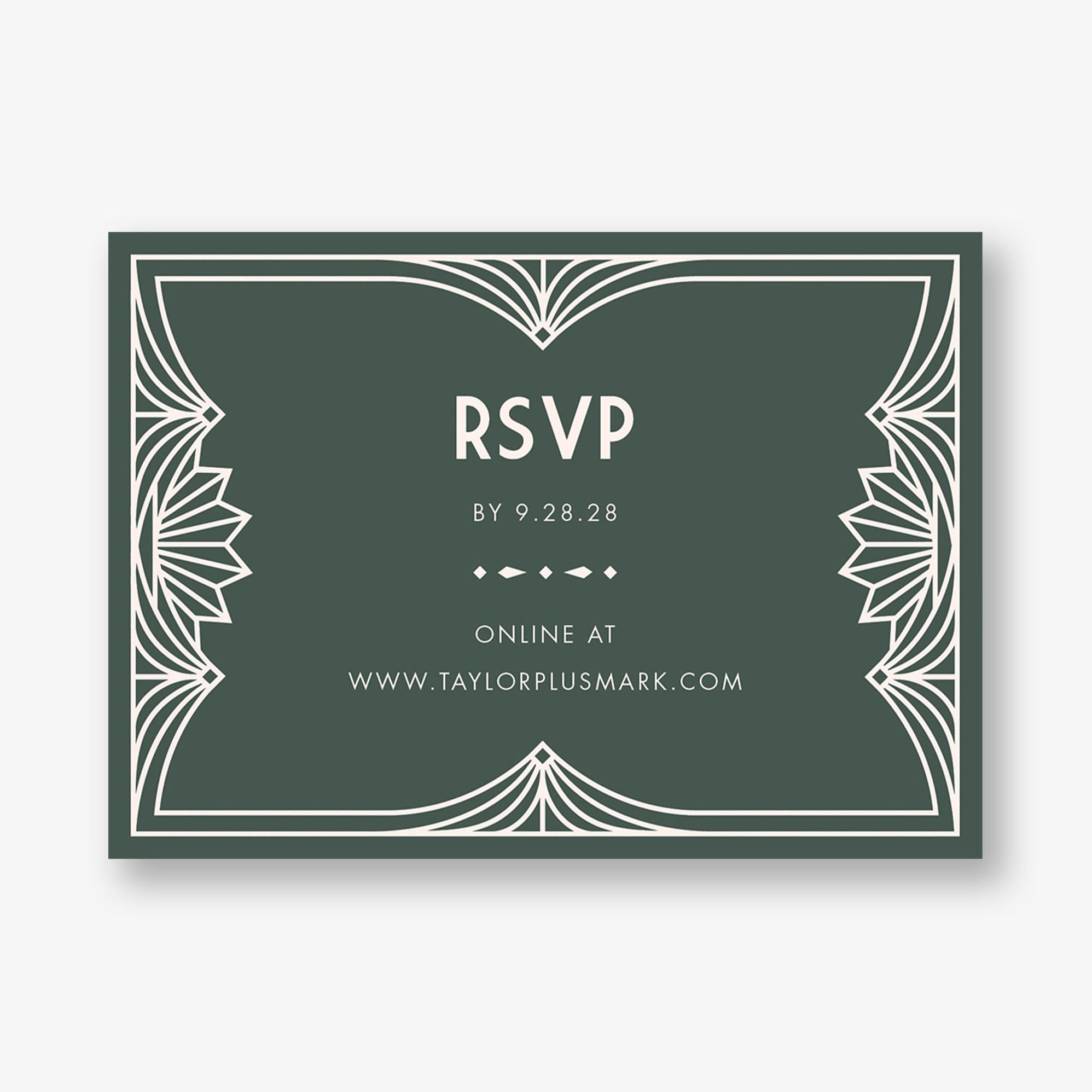 Deco Frame Response Card