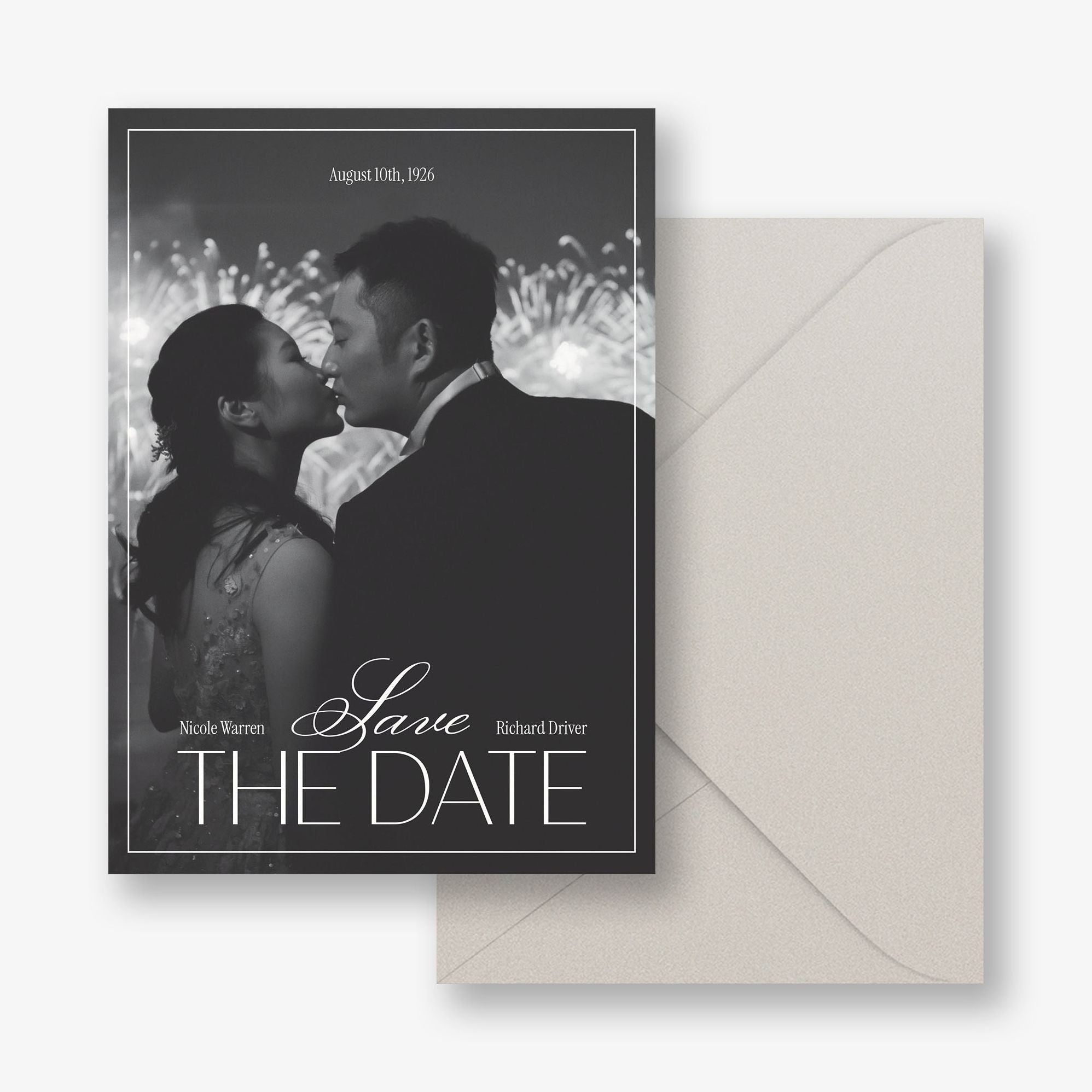 Swept Away Photo Save the Date