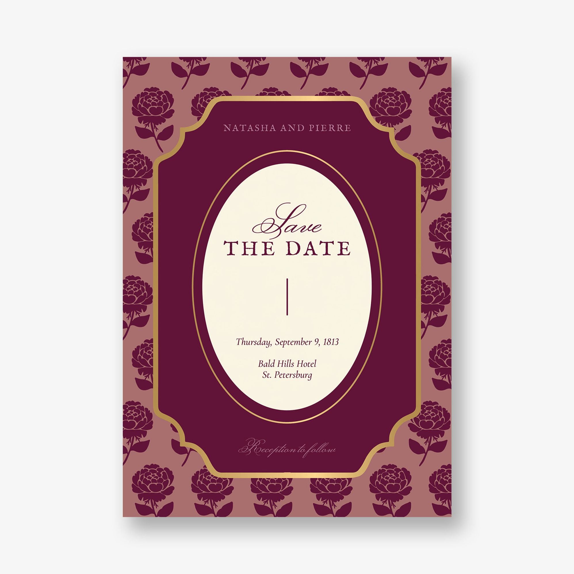 Heritage Frame Foil Save the Date