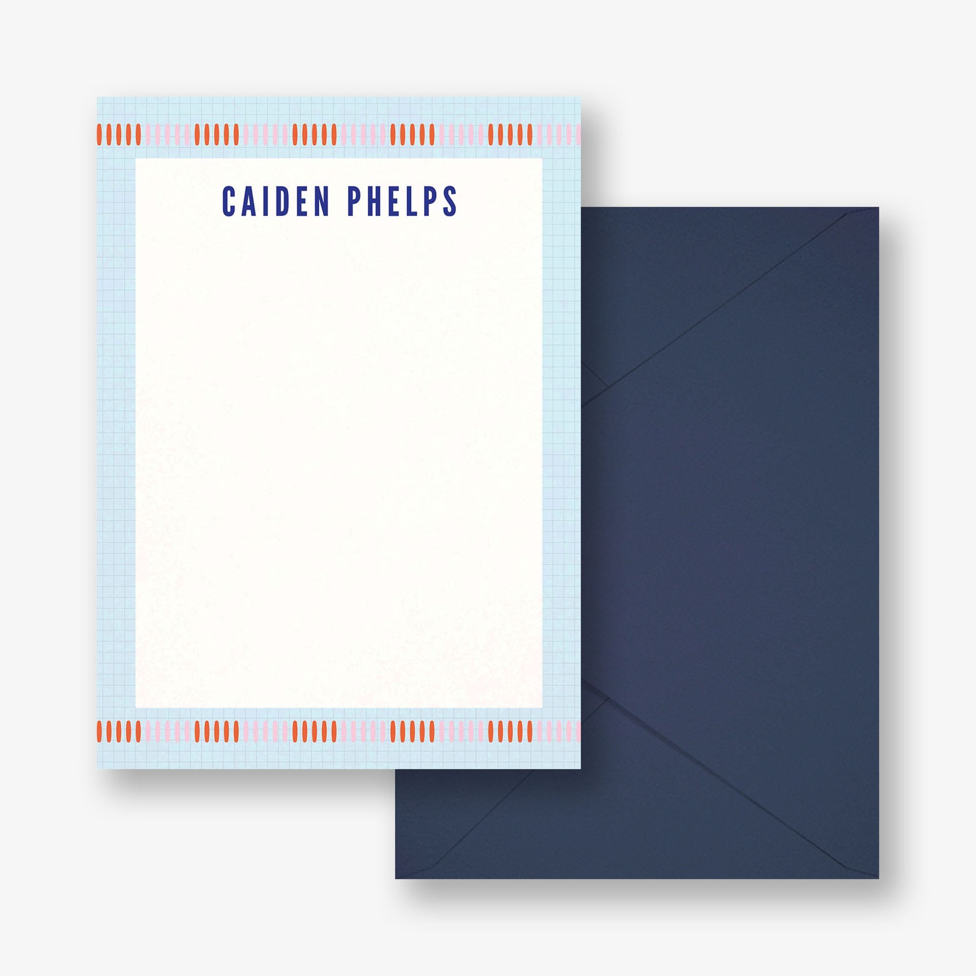 Pool Stripes Stationery