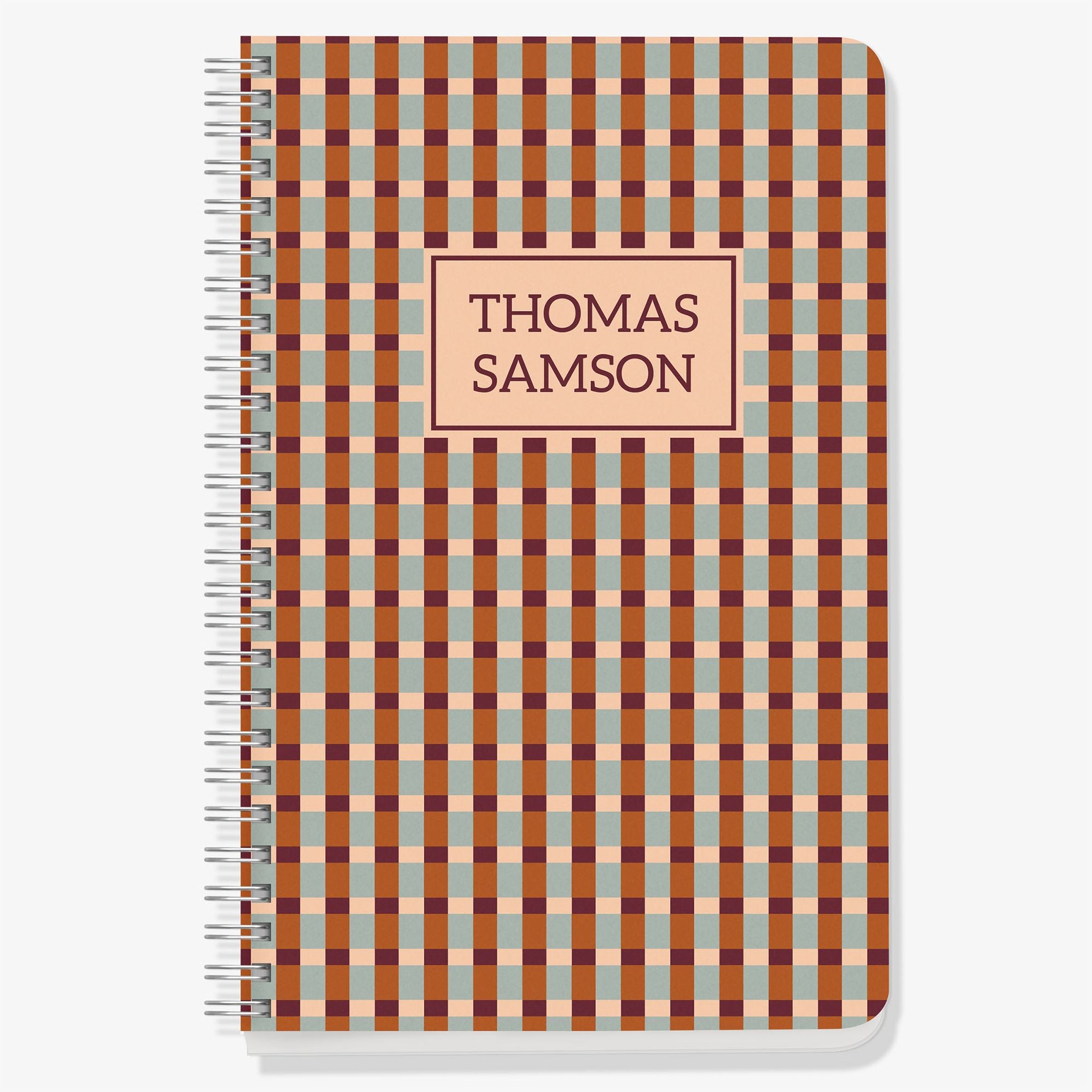 Dad Plaid Custom Journal