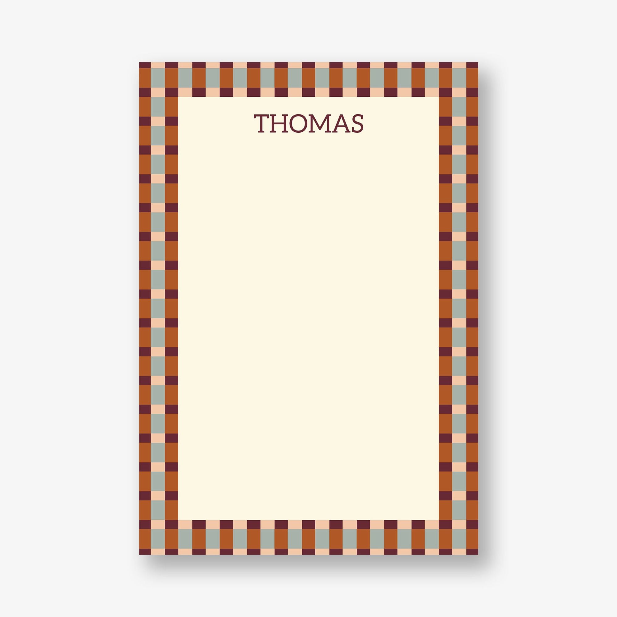 Dad Plaid Notepad Set