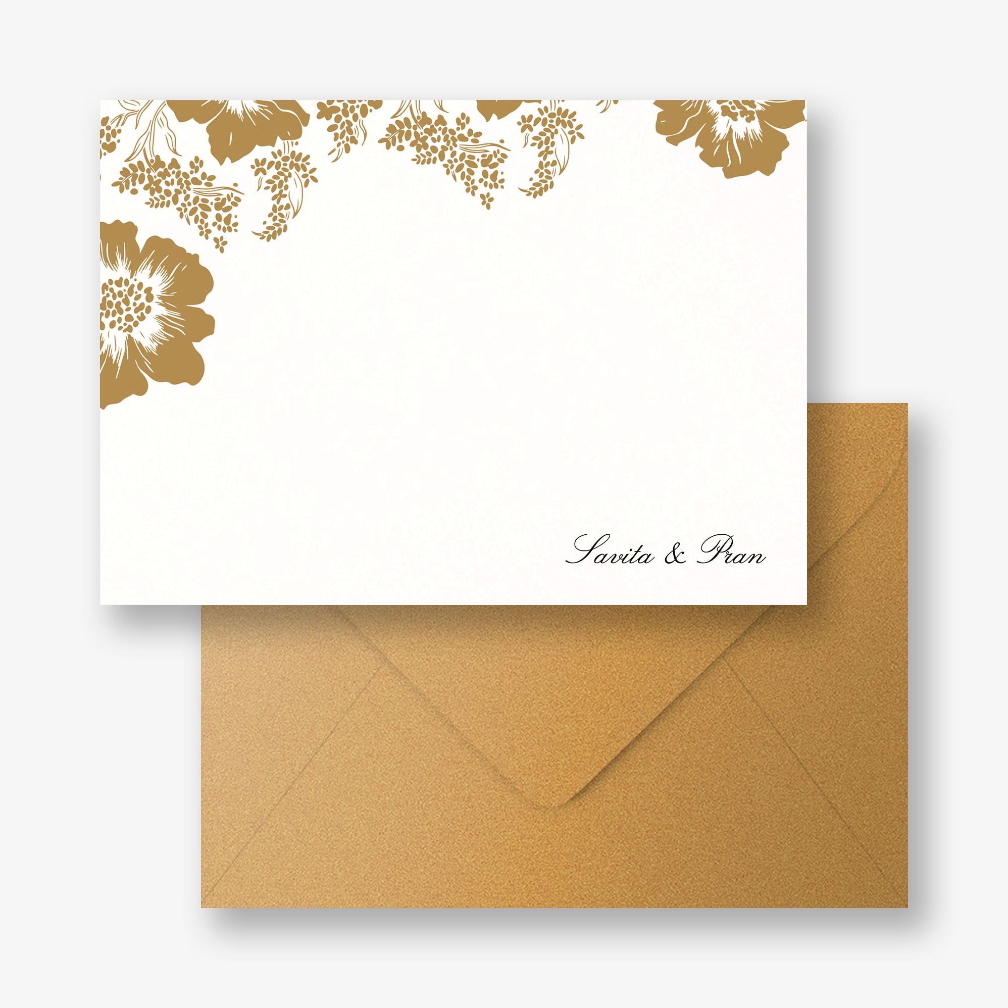 Falling Poppies Stationery
