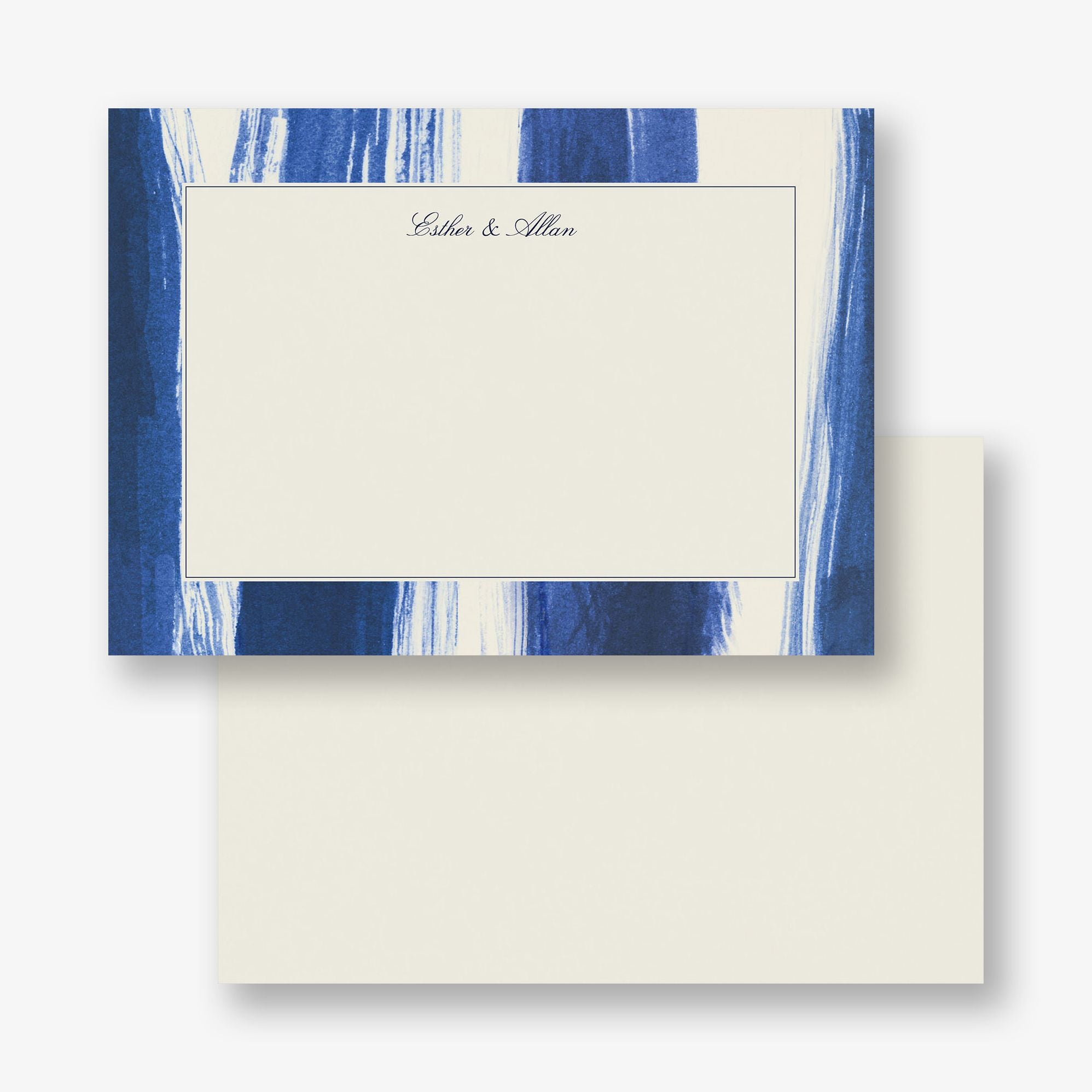 Watercolor Horizontal Stationery