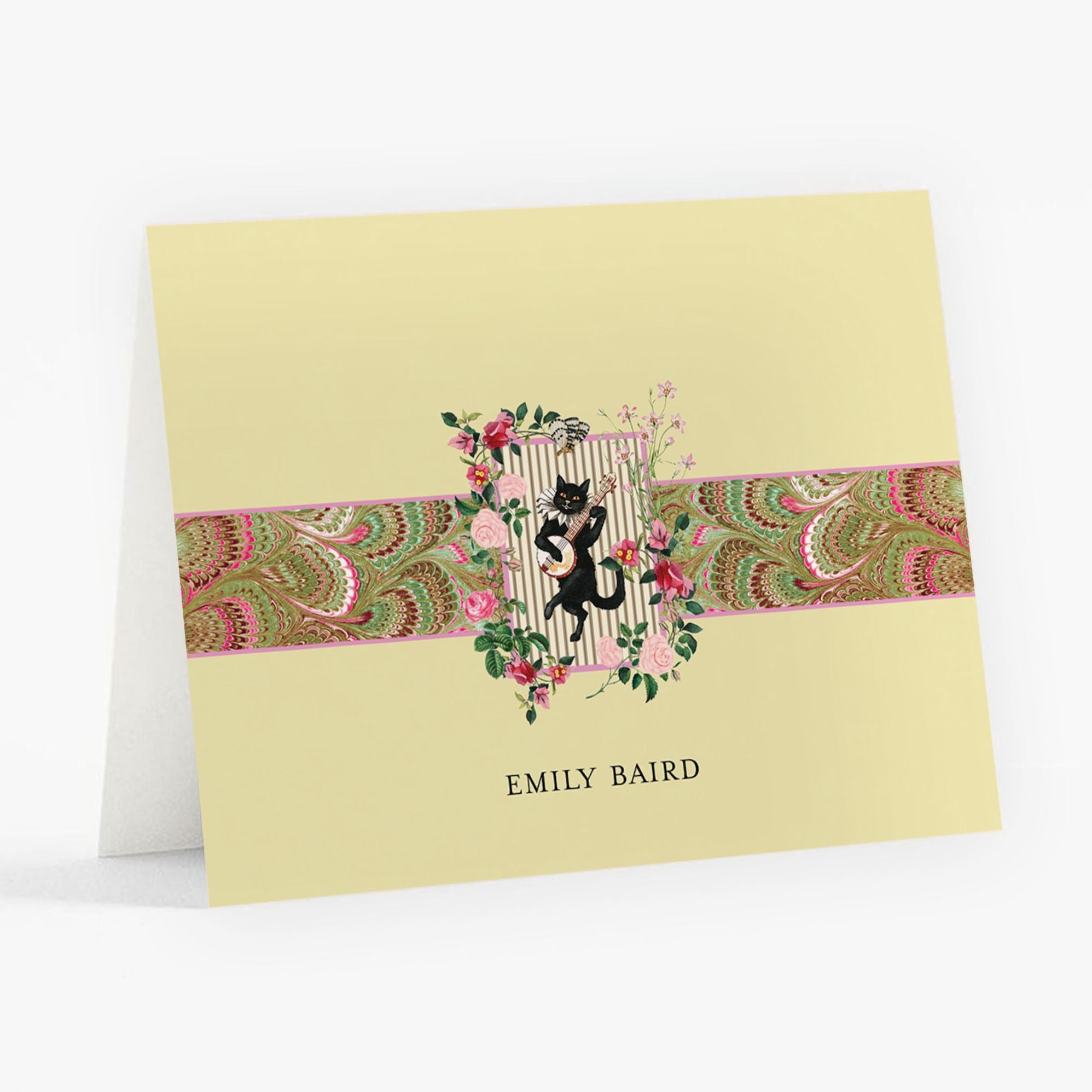Velvet Menagerie Folded Stationery