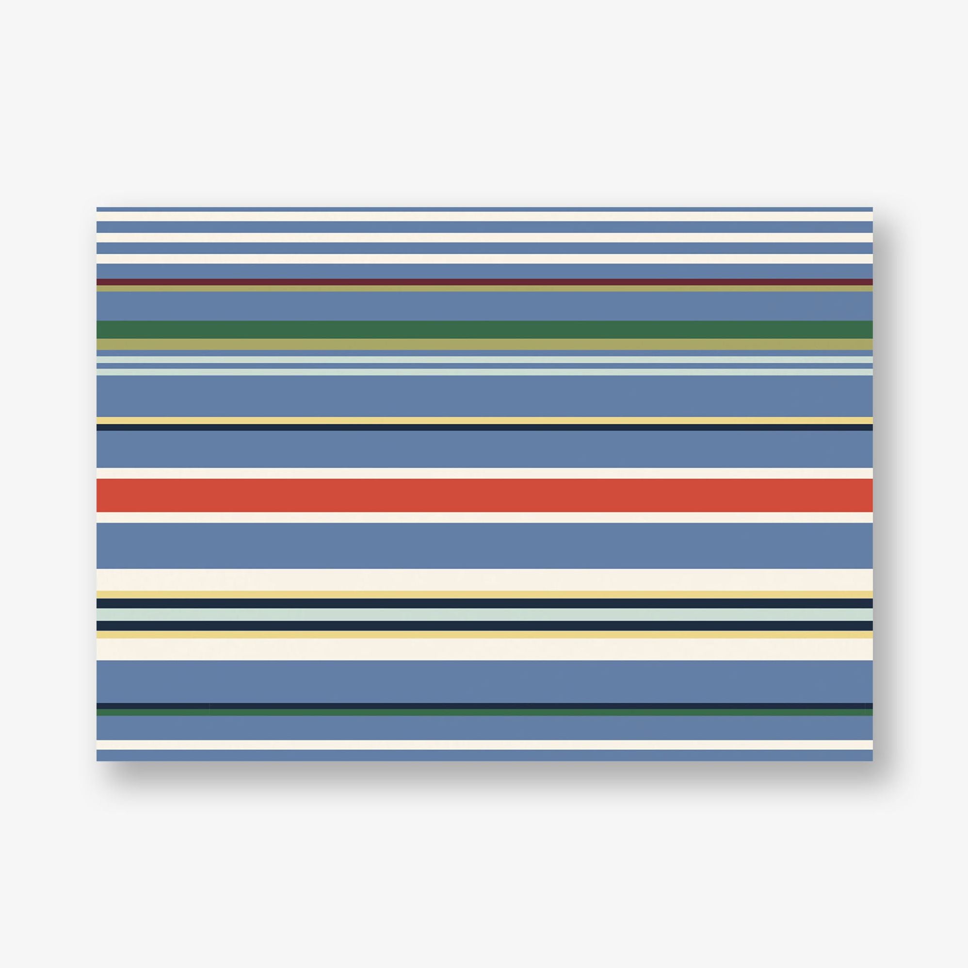 Coloful Stripes Bar Mitzvah Invitation