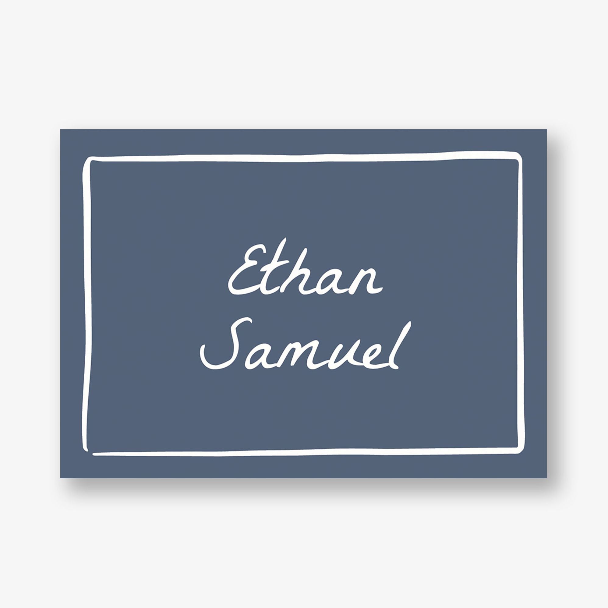 Hand Drawn Border Bar Mitzvah Stationery