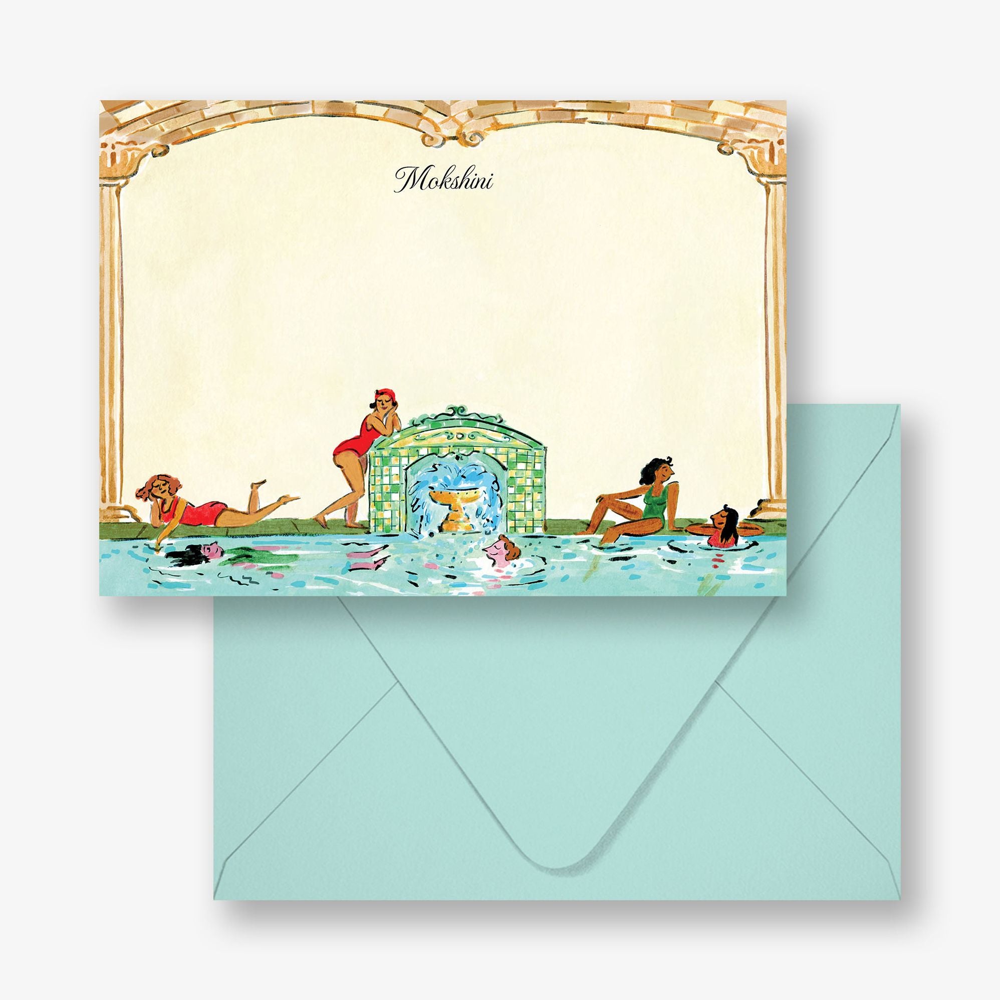 Spa Day Stationery