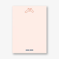 Heart Hands Stationery