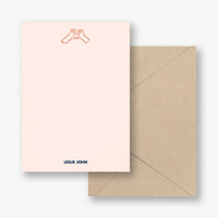 Heart Hands Stationery