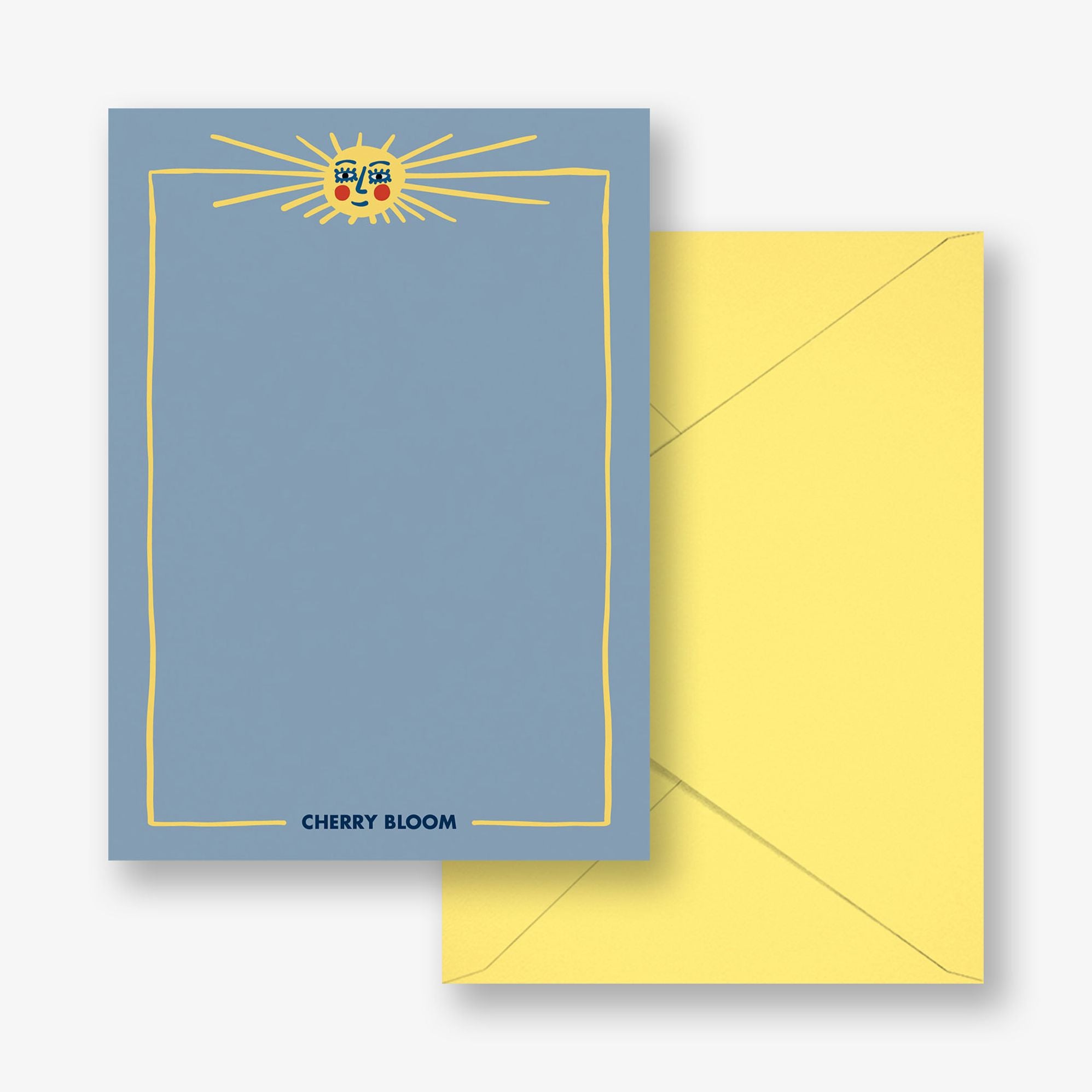 Sun Face Stationery