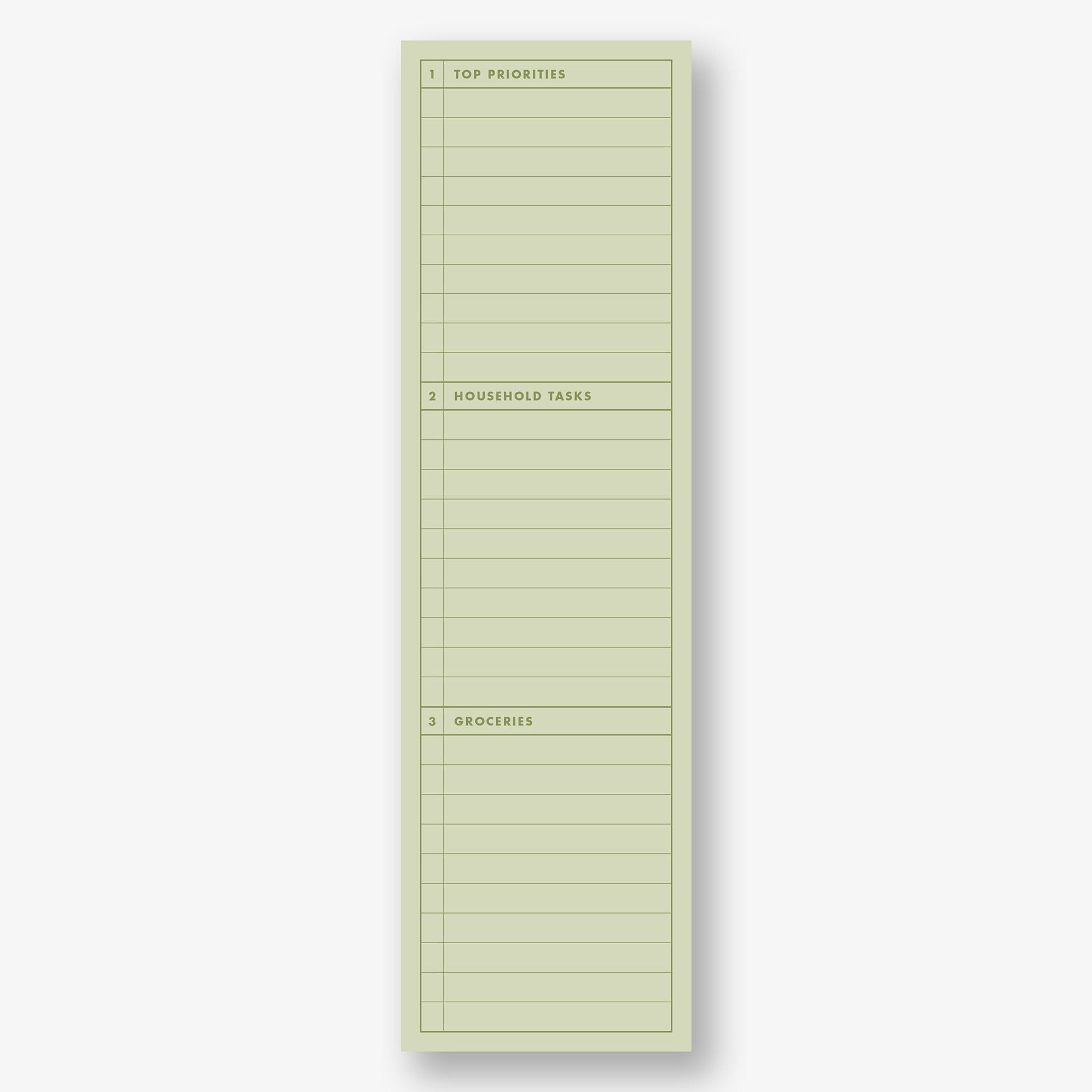 Top Priorities Long Personalized Post-It® Notes