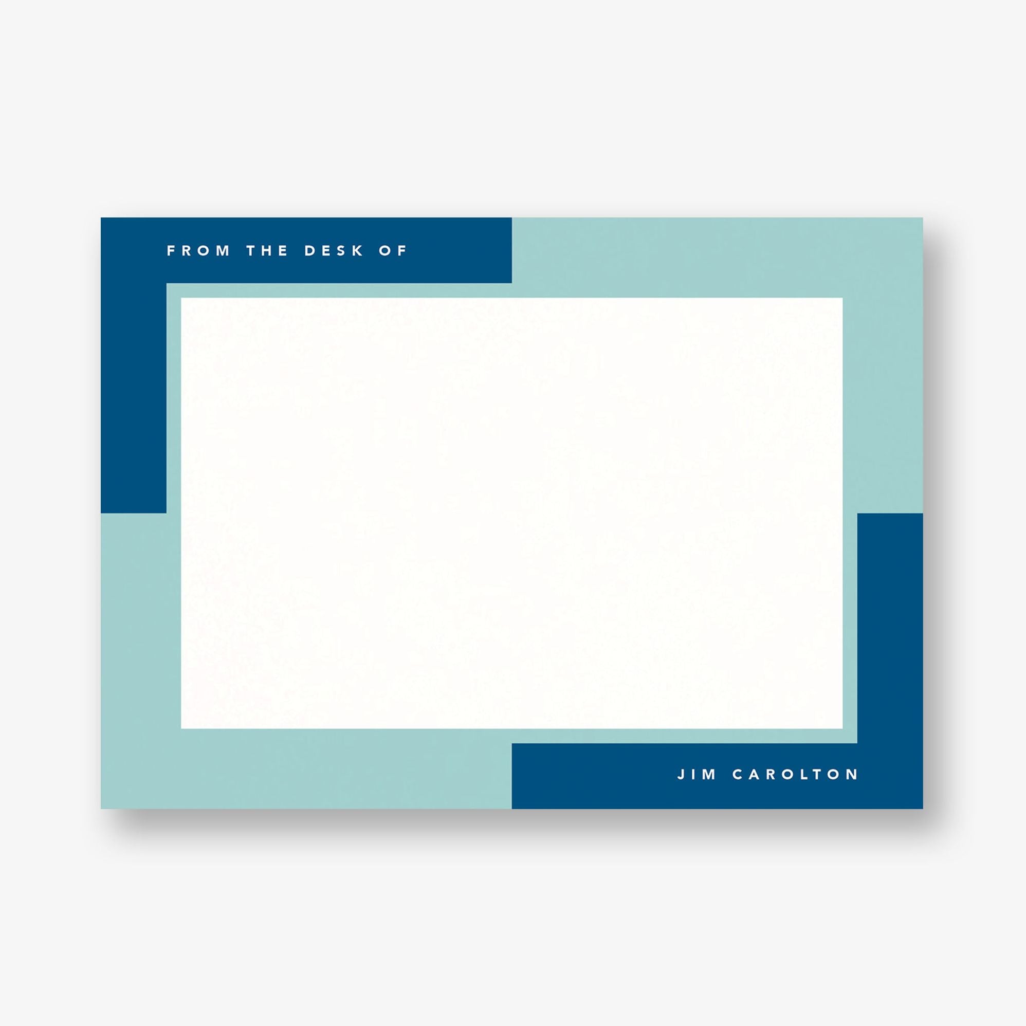 Colorblock Corners Stationery