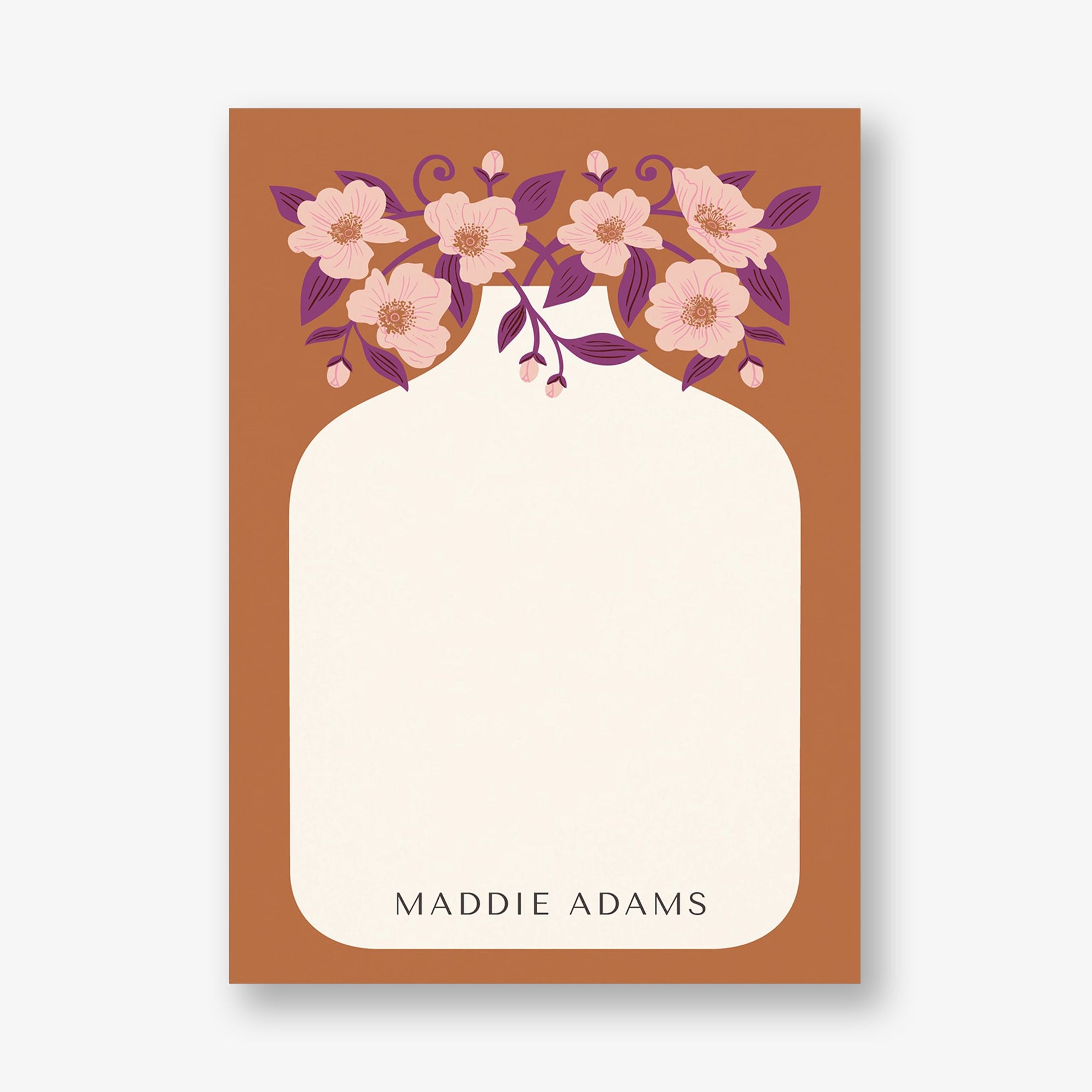 Bright Blossom Vase Stationery