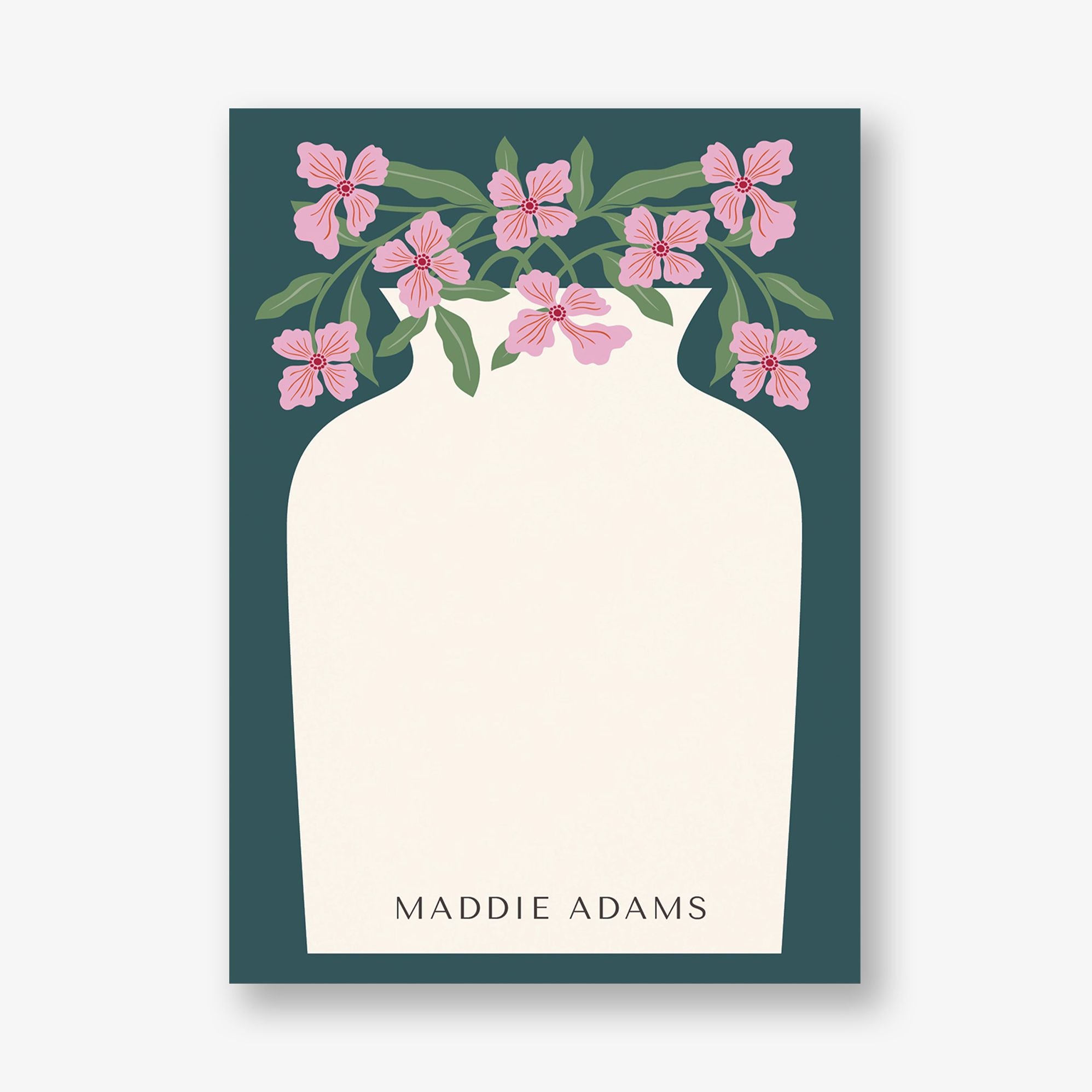 Bright Blossom Vase Stationery