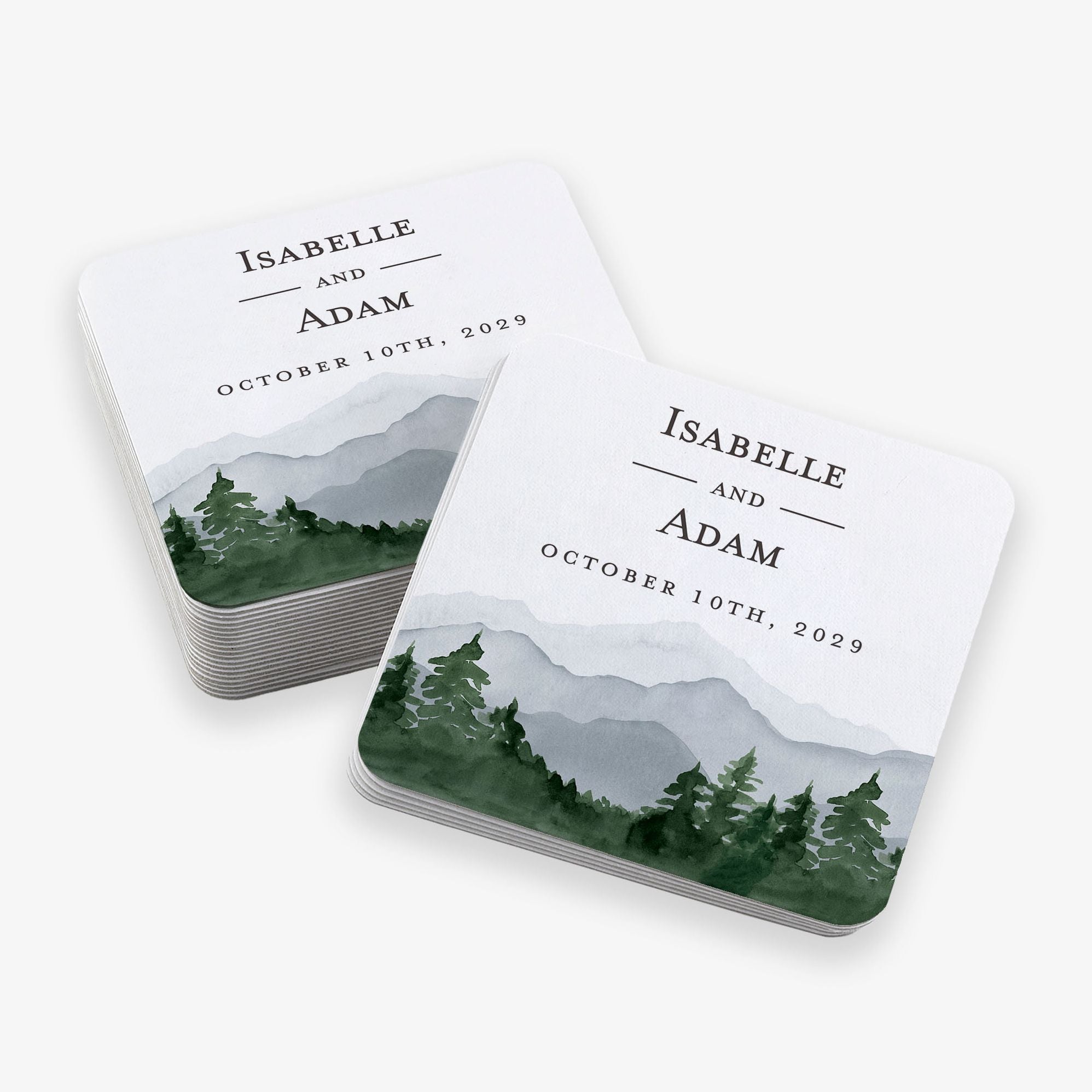 Sierra Square Custom Coasters
