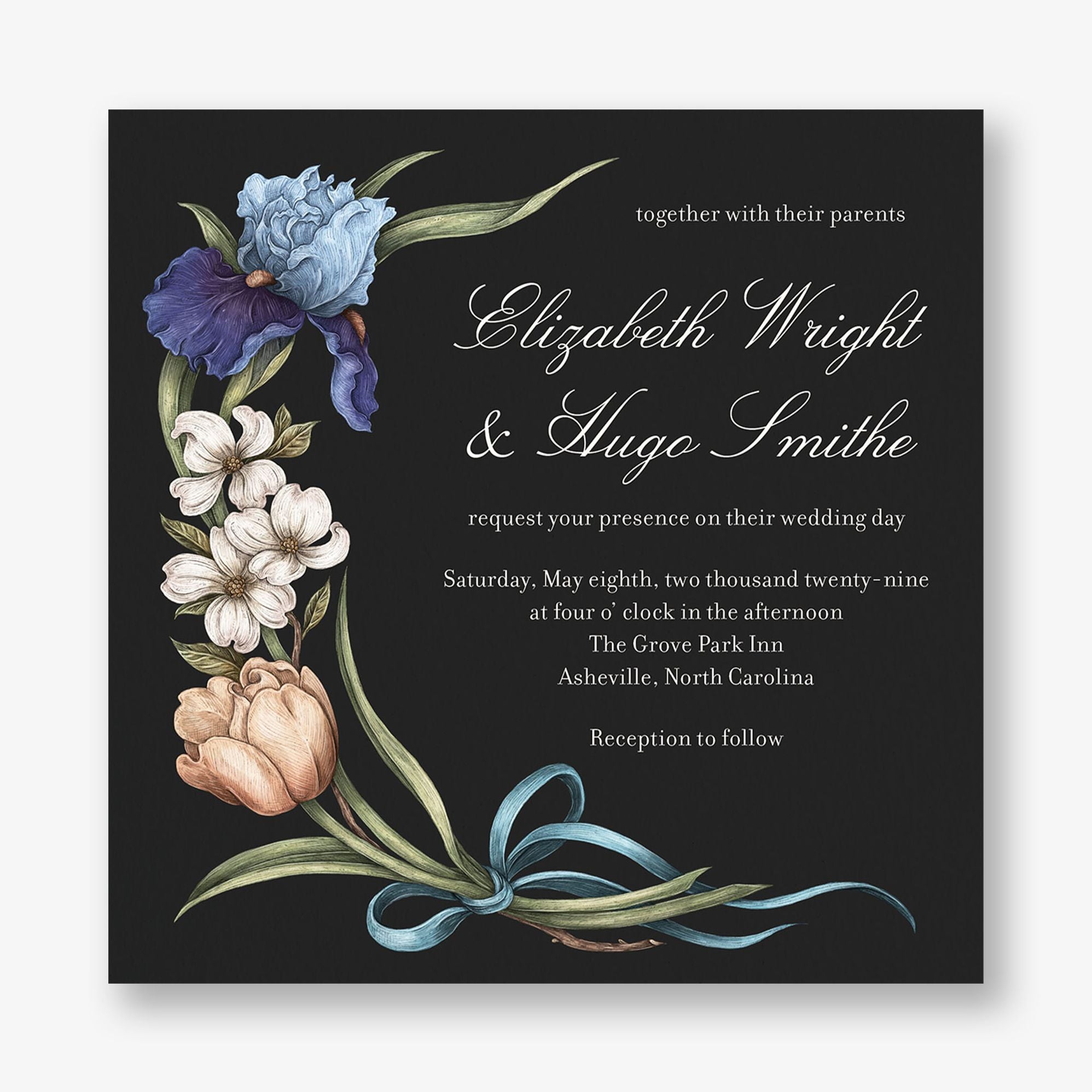 Spring Florals Wedding Invitation