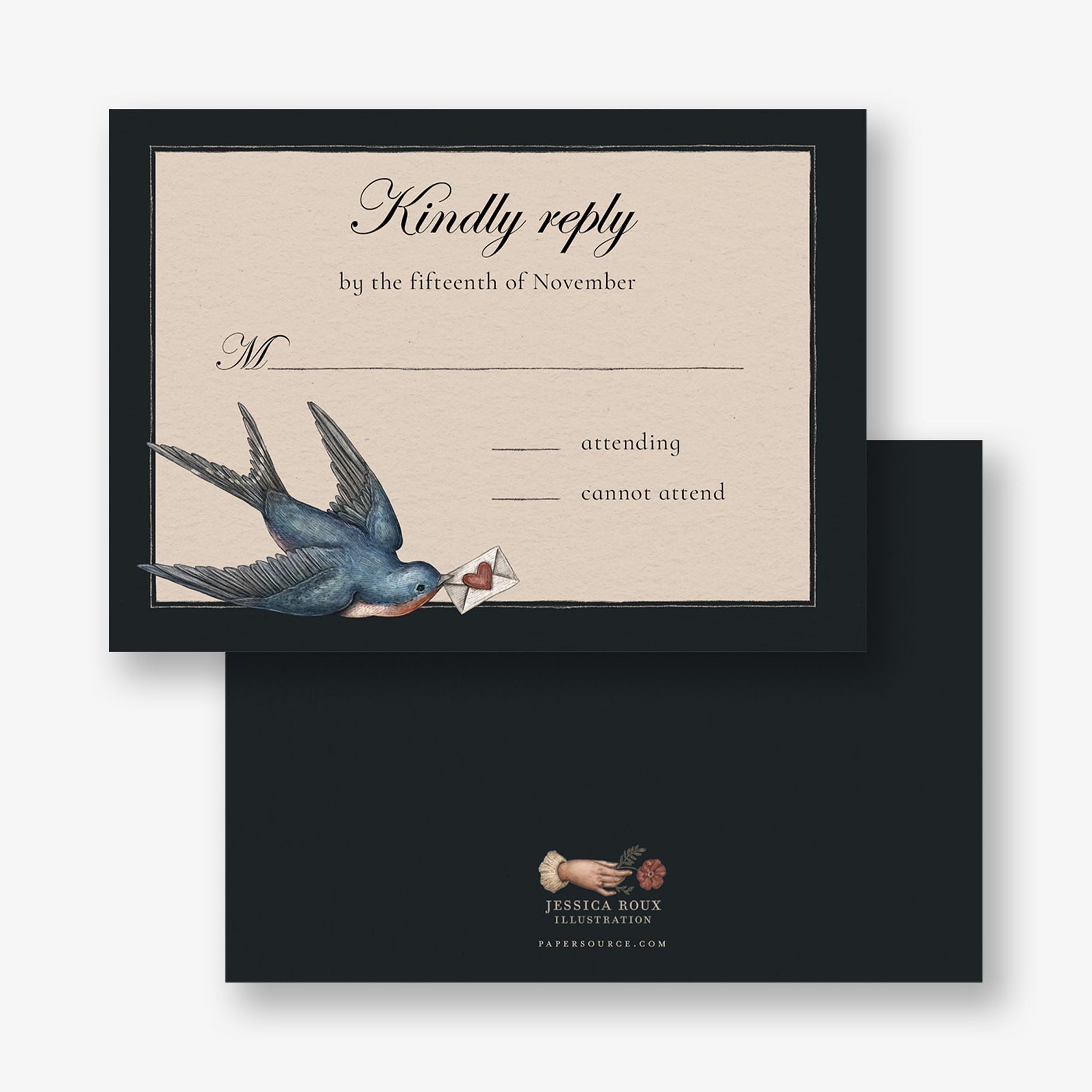 Tulips and Swallows Response Card