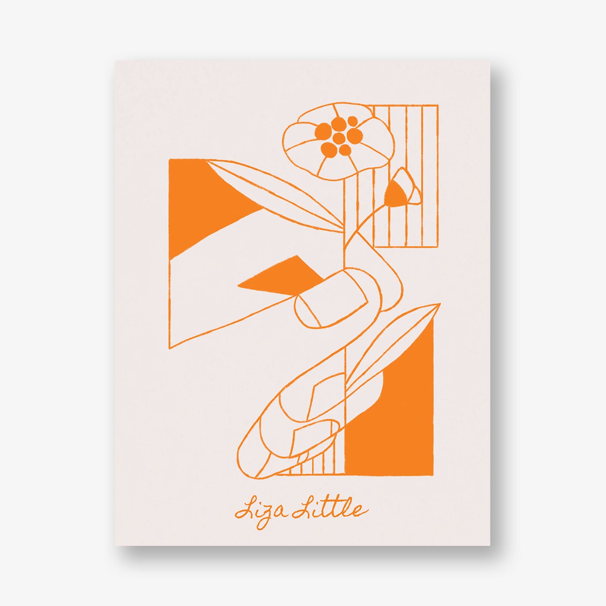 Flower Hand Folded Stationery