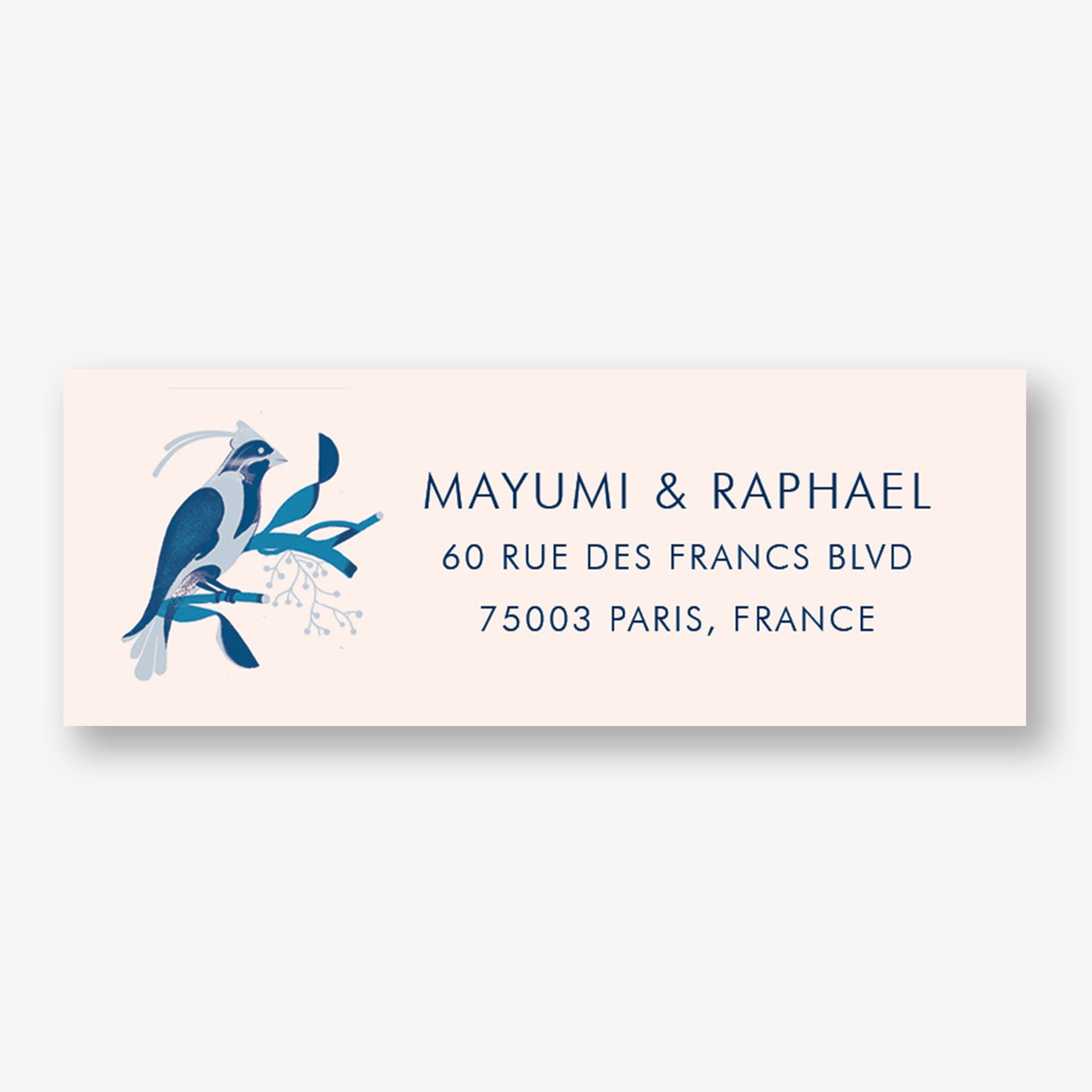 Aviary Return Address Label