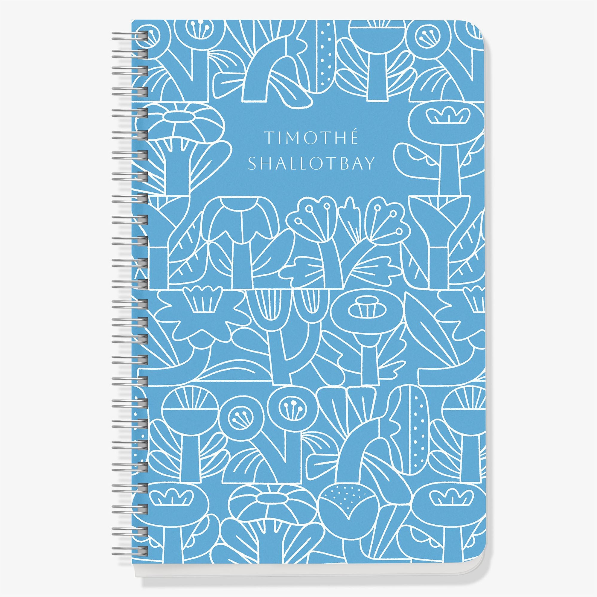 Flower Lines Custom Journal