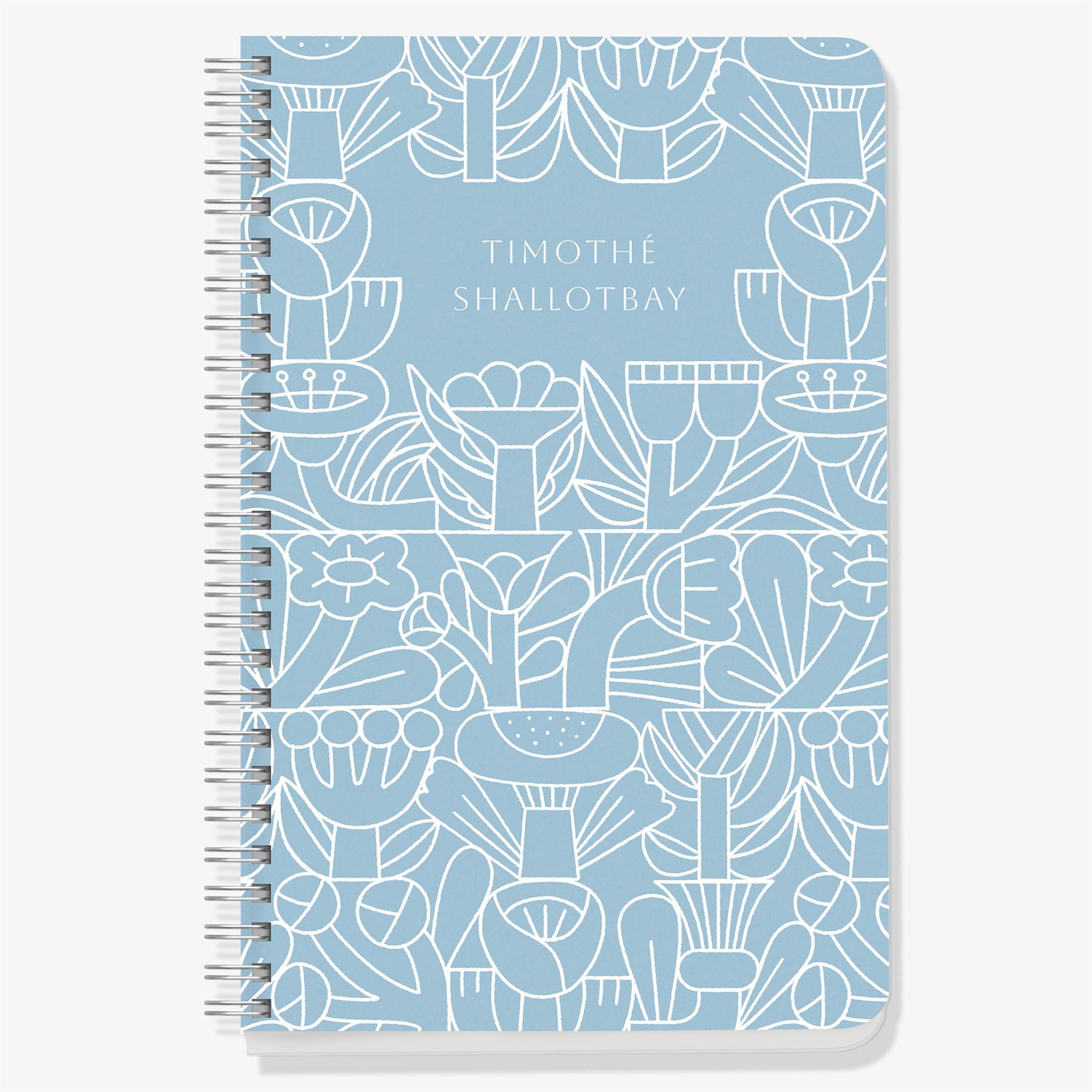 Flower Lines Custom Journal