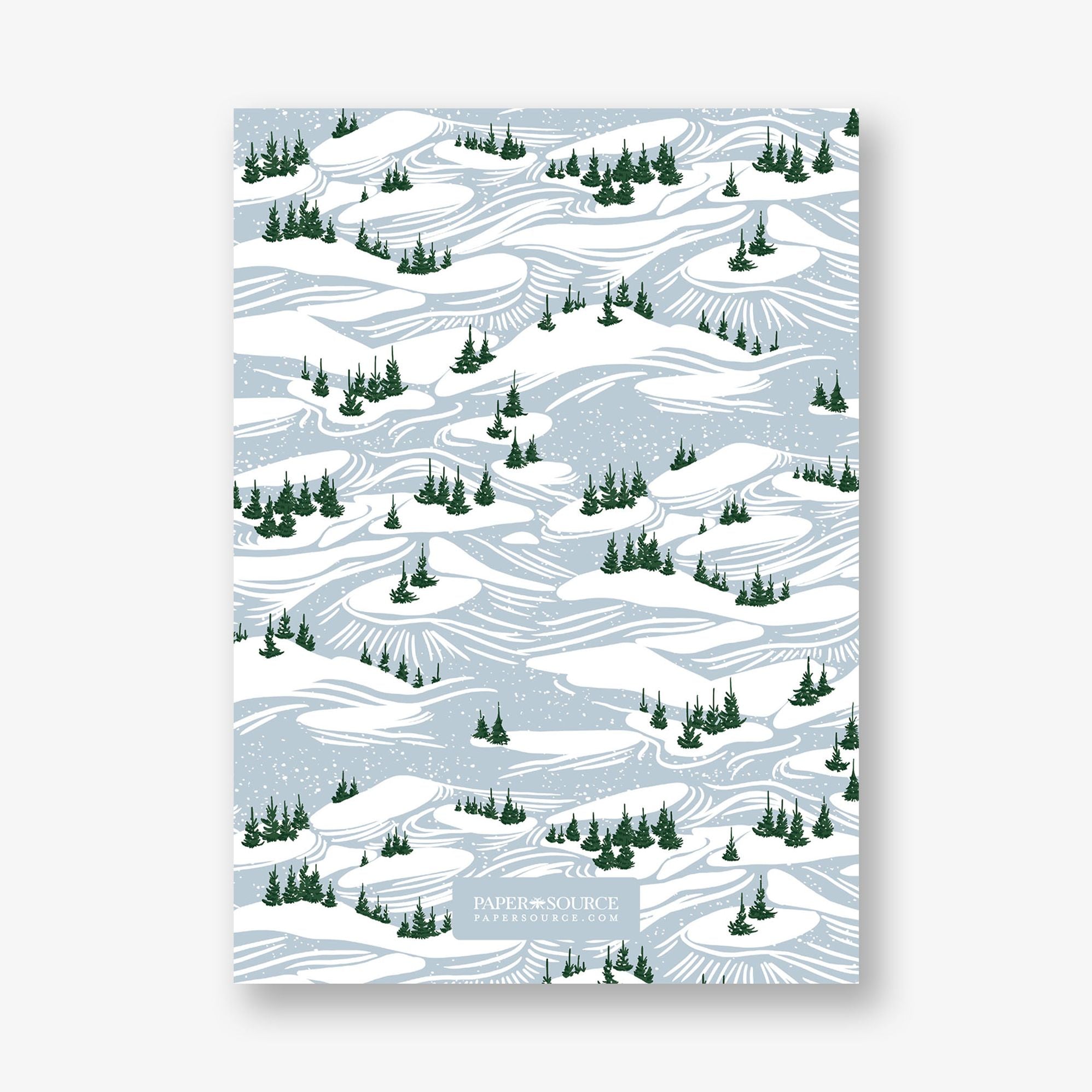 Snowy Forest New Year Photo Card