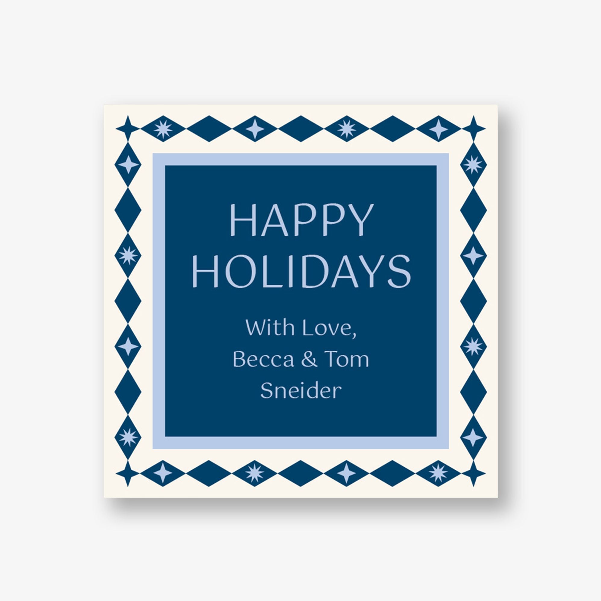 Retro Diamond Gift Tag