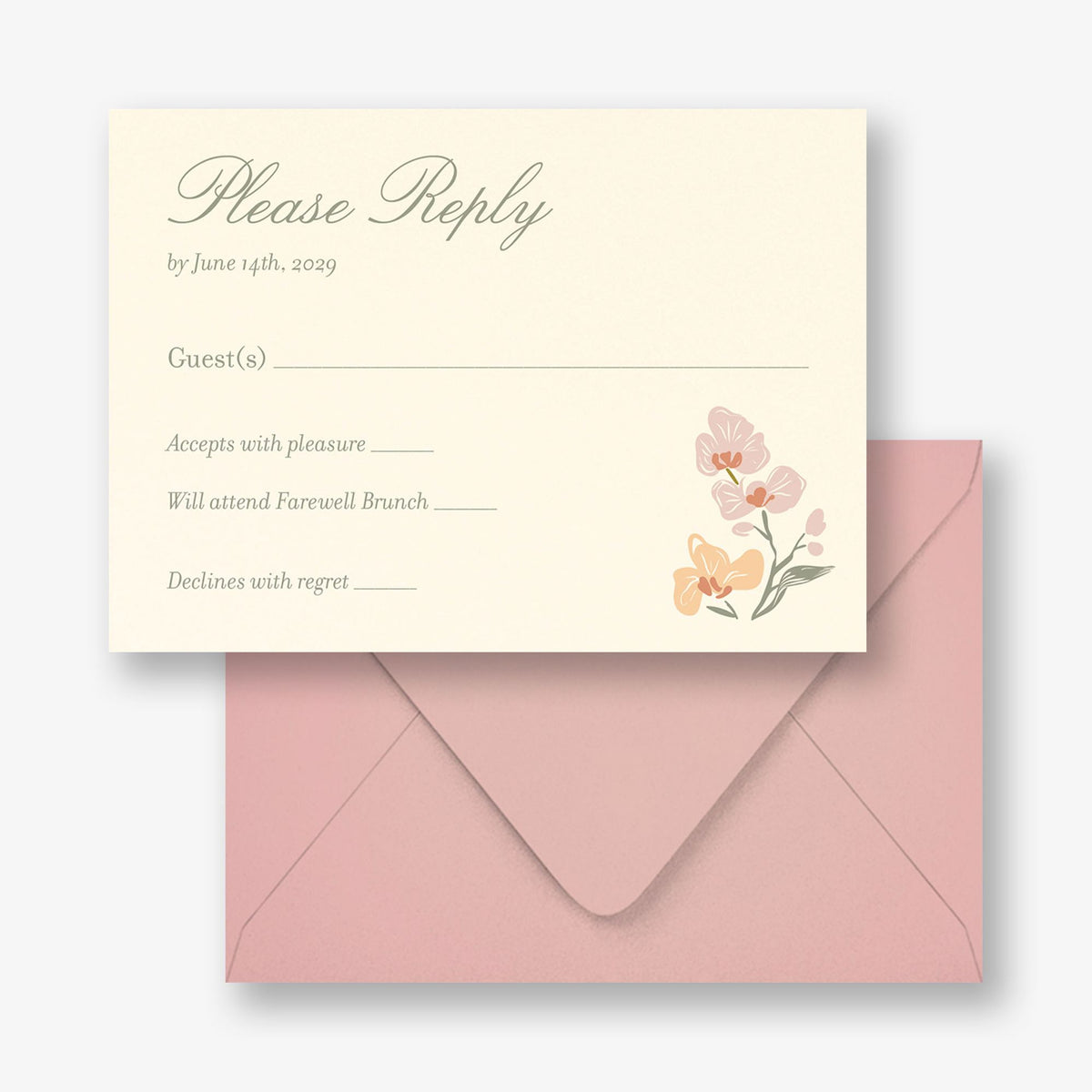 Climbing Florals Response Card