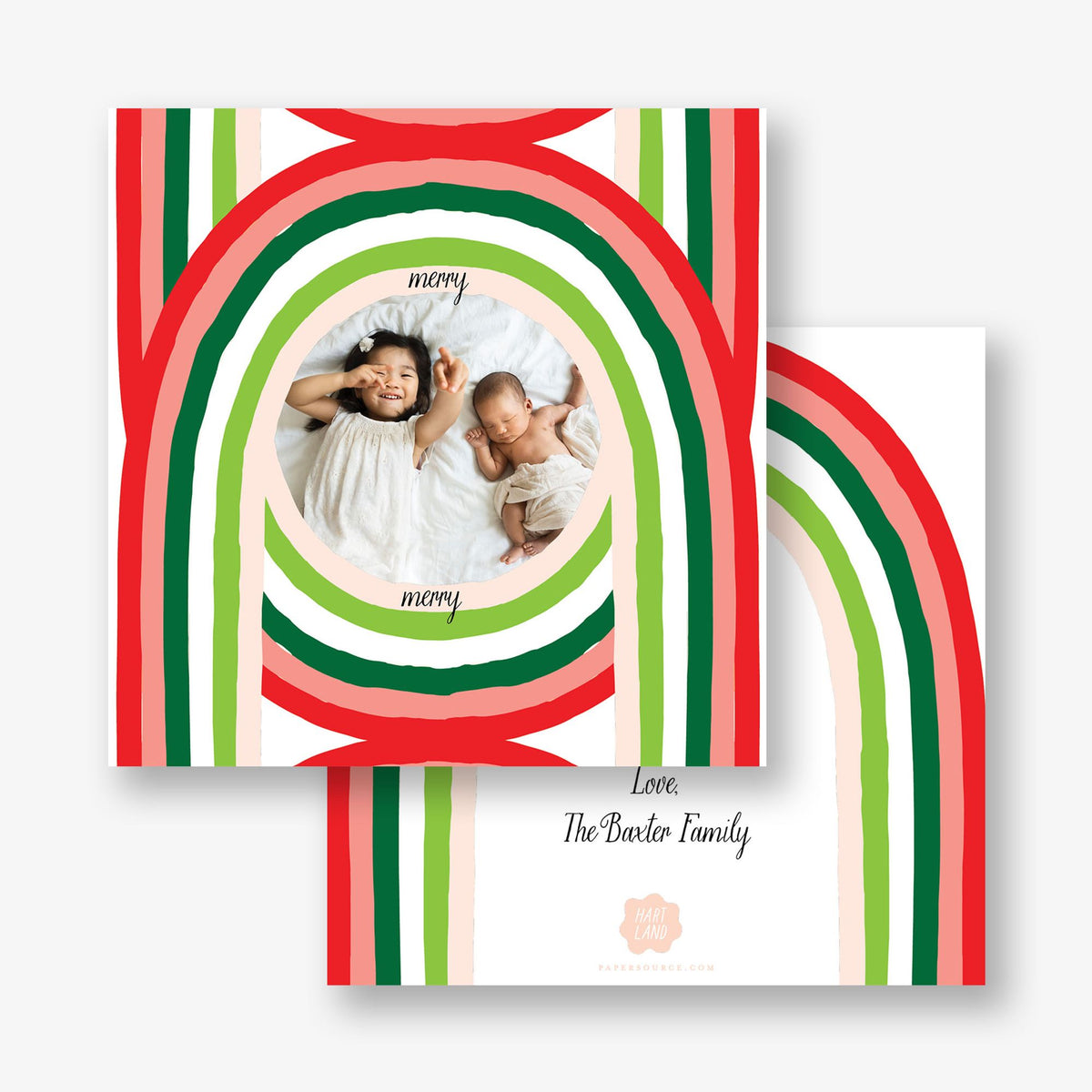Merry Arches Holiday Photo Card