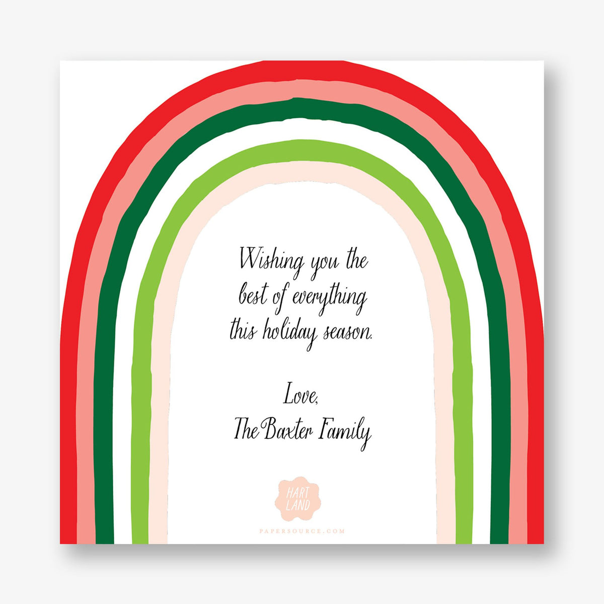Merry Arches Holiday Photo Card