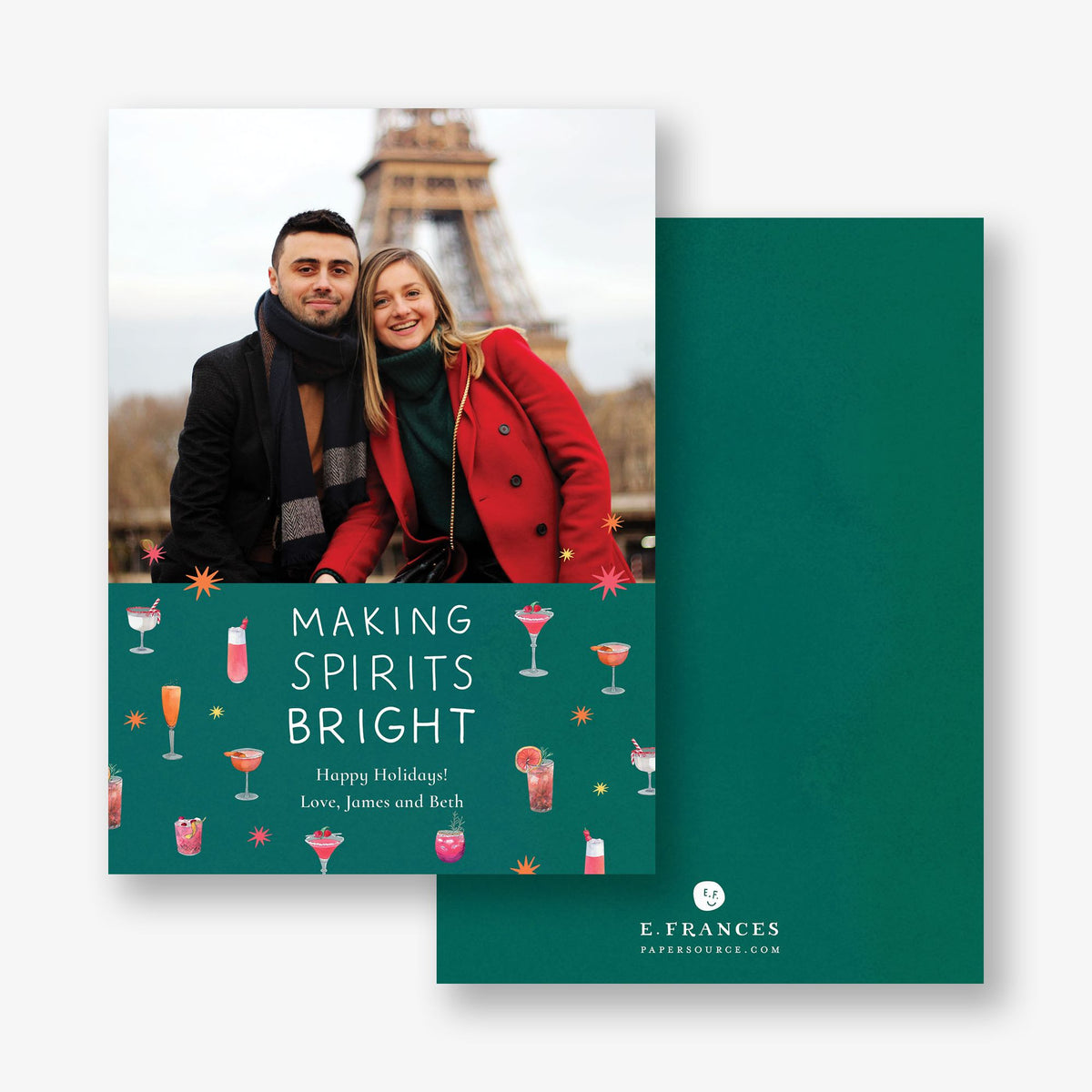 Making Spirits Bright Holiday Photo Card