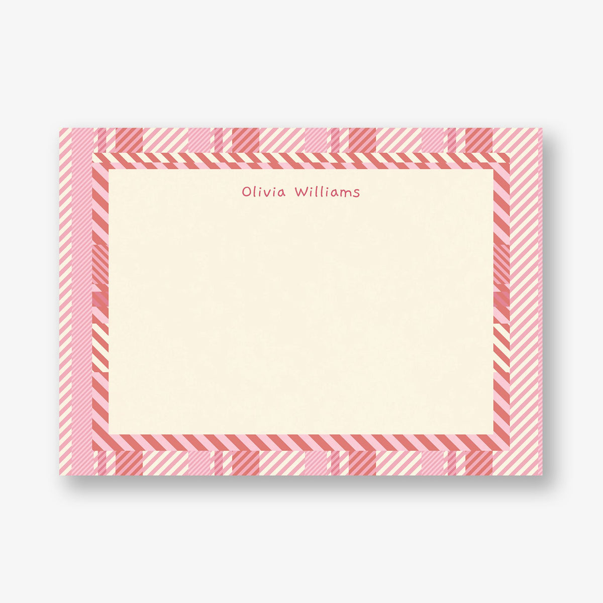 Diagonal Stripes Stationery