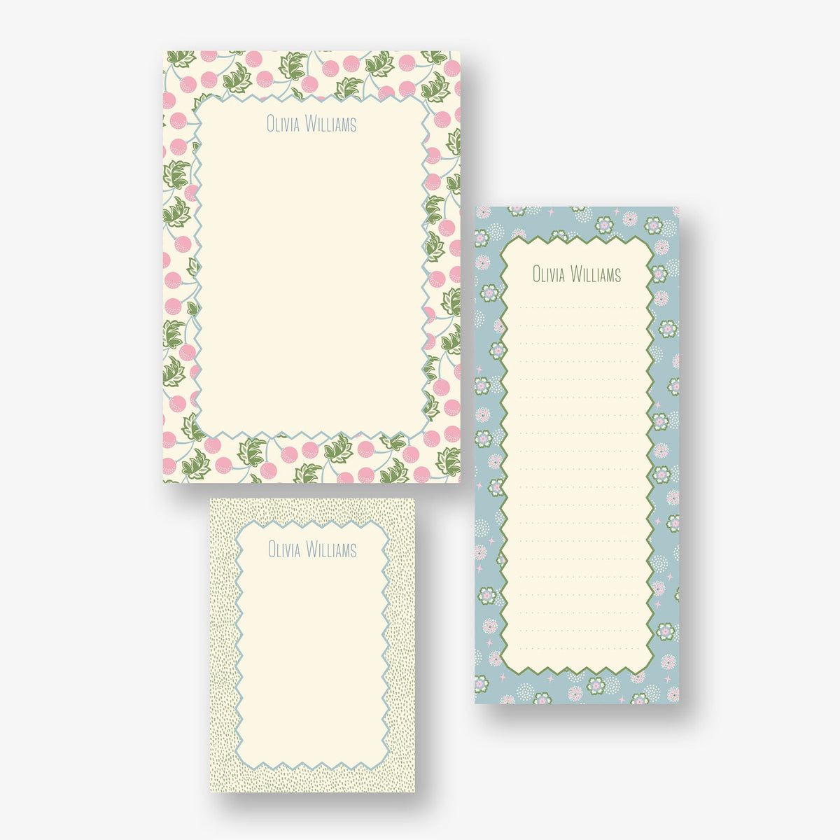 Harvest Time Personalized Mixed Notepad Set
