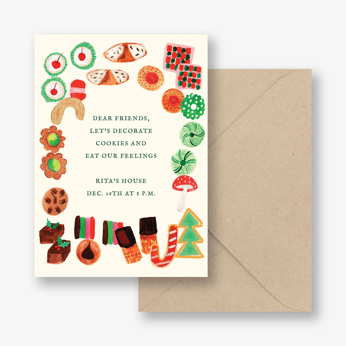 Festive Delights Holiday Invitation