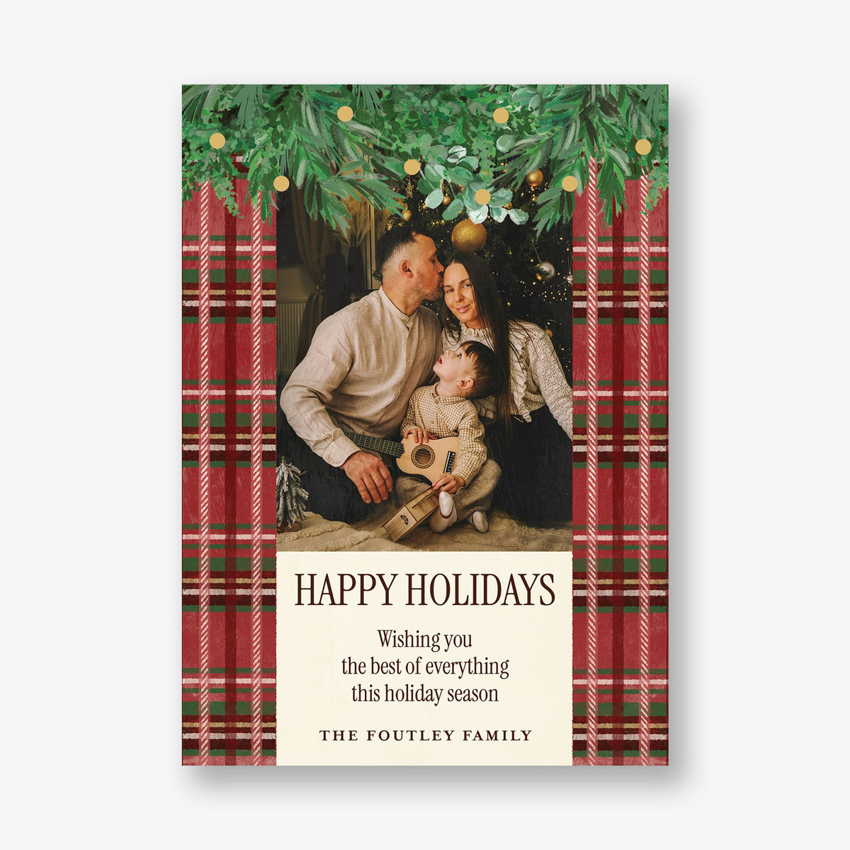 Holiday Lodge Holiday Photo Card