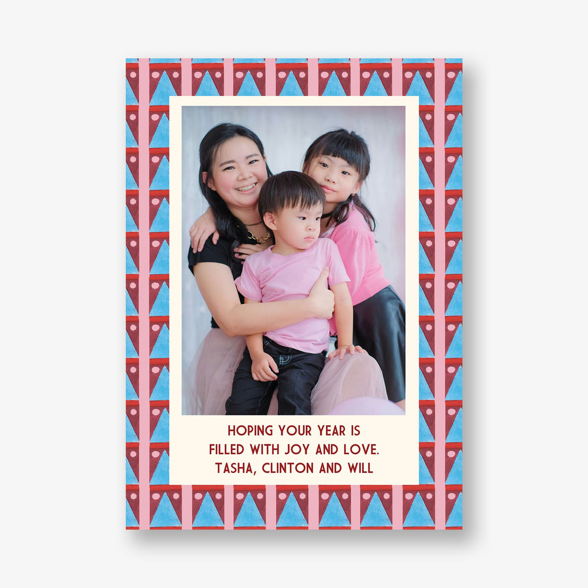 Abstract Memory Holiday Photo Card