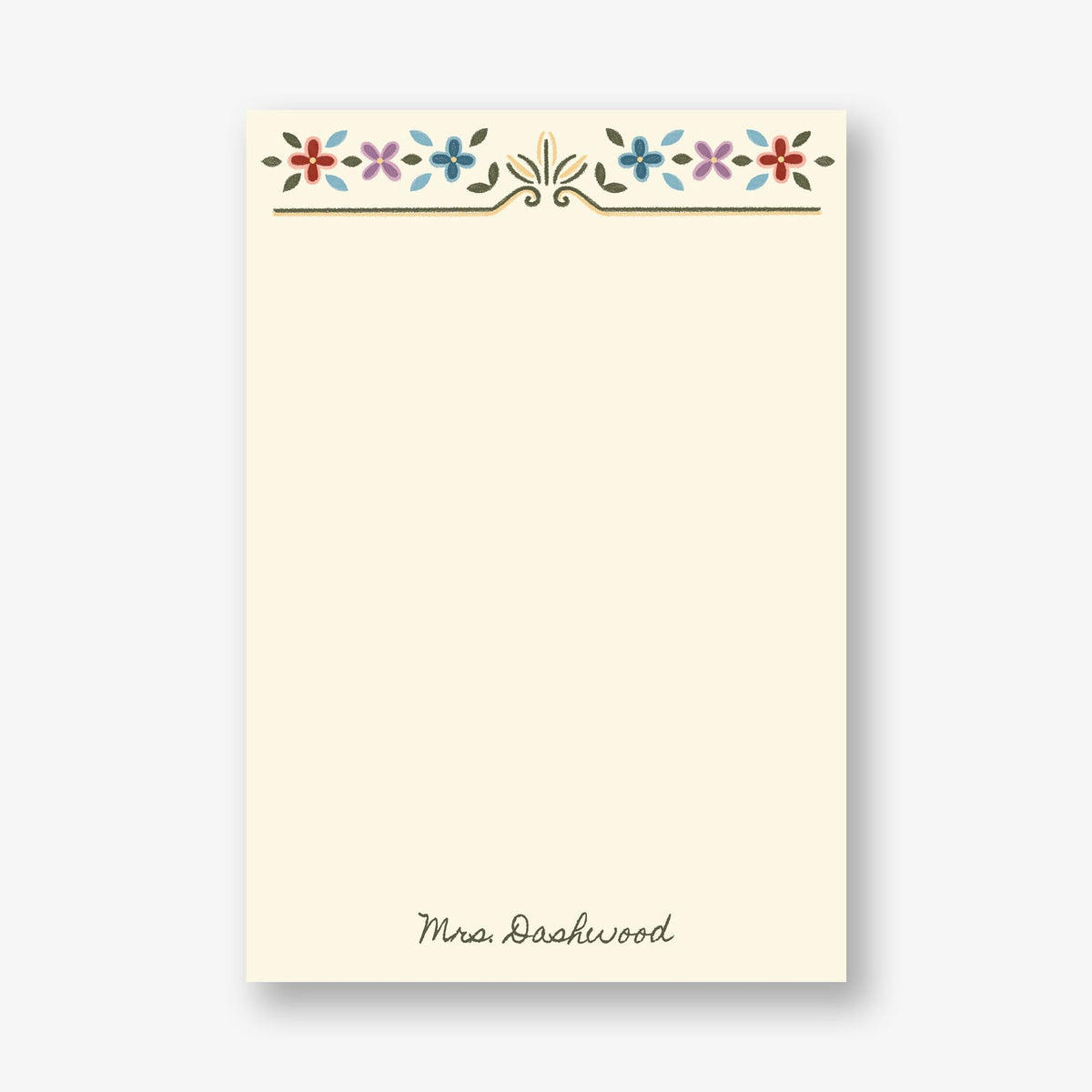 Dashwood Blooms Personalized Notepad Set