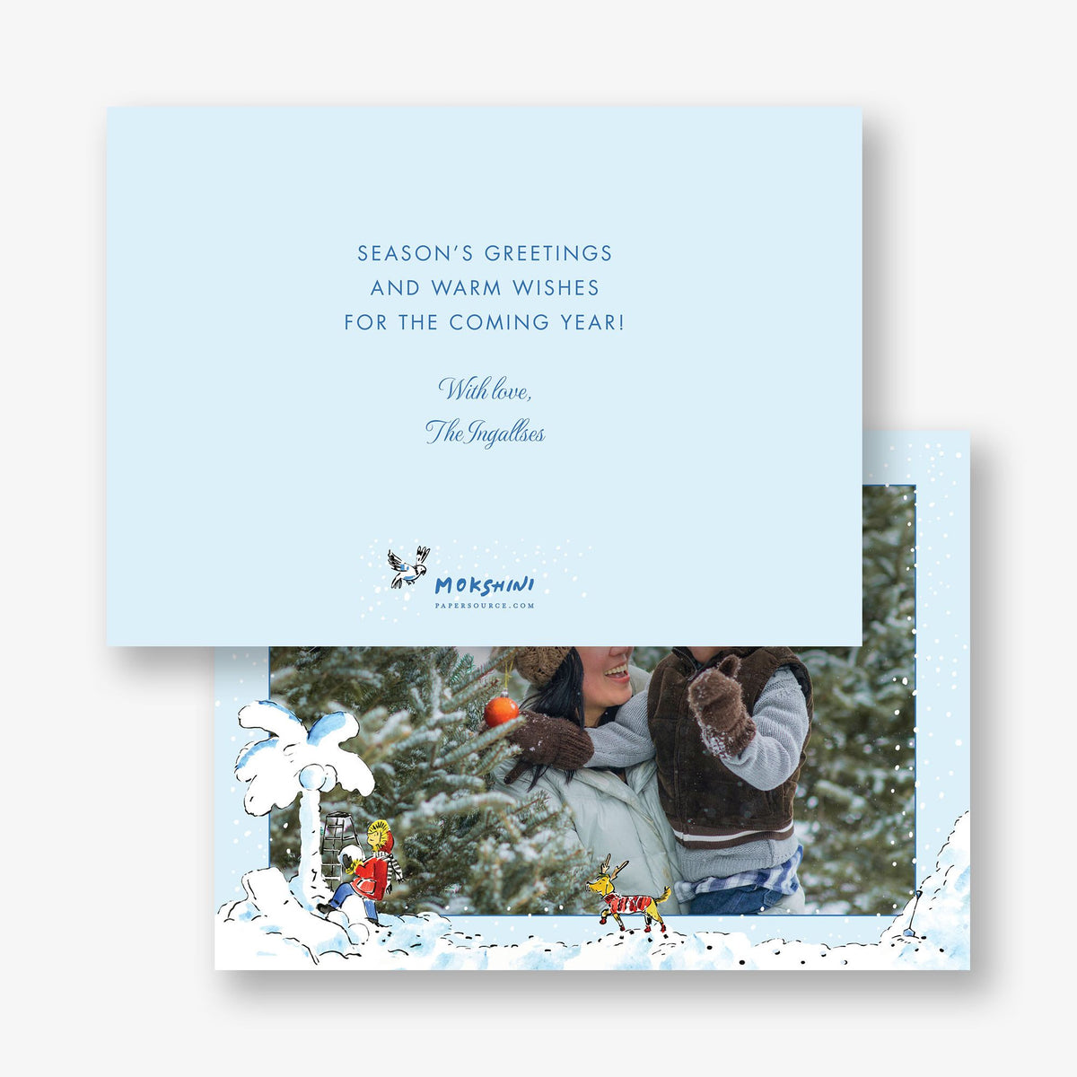 Haul Out the Holly Holiday Photo Card