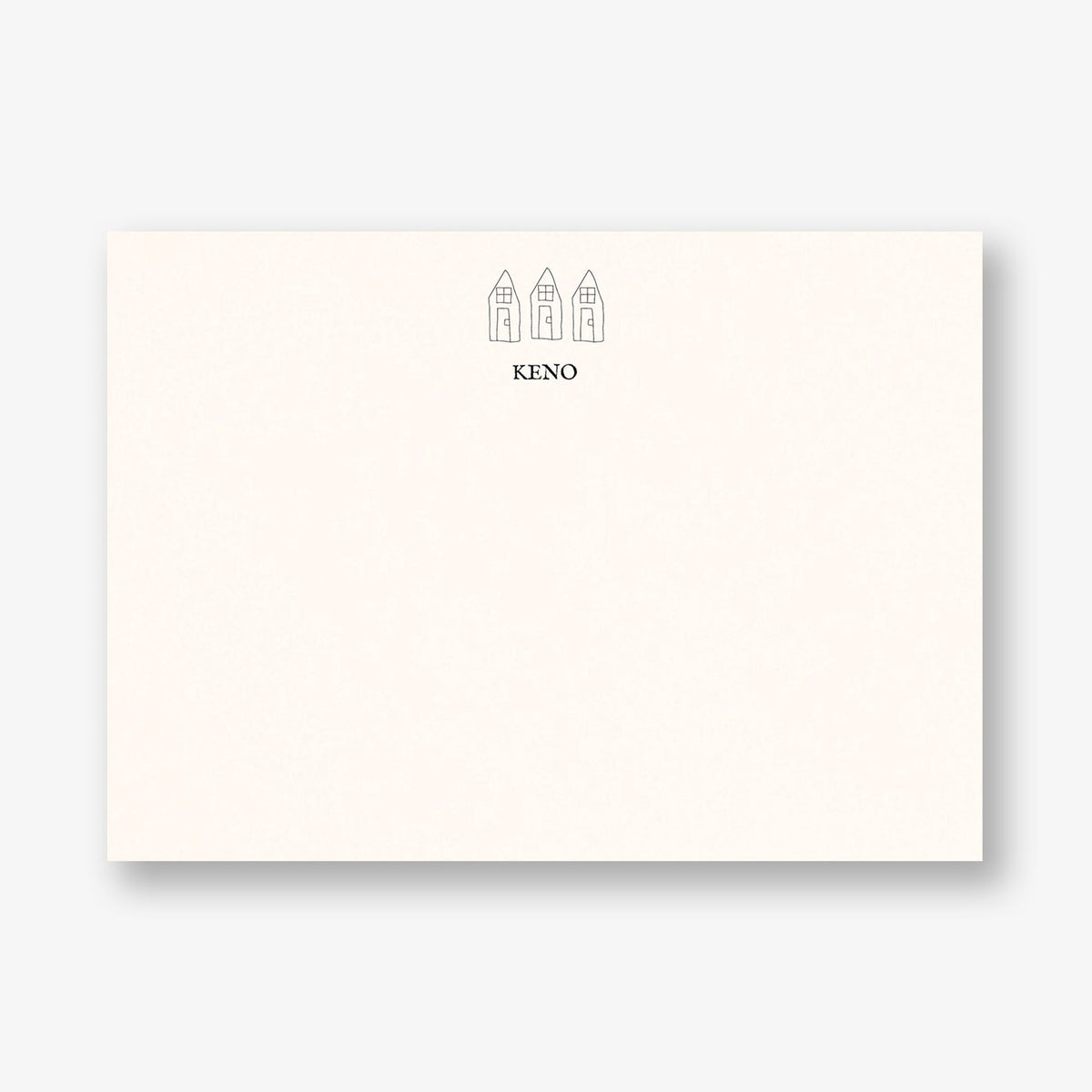 Little Houses Stationery