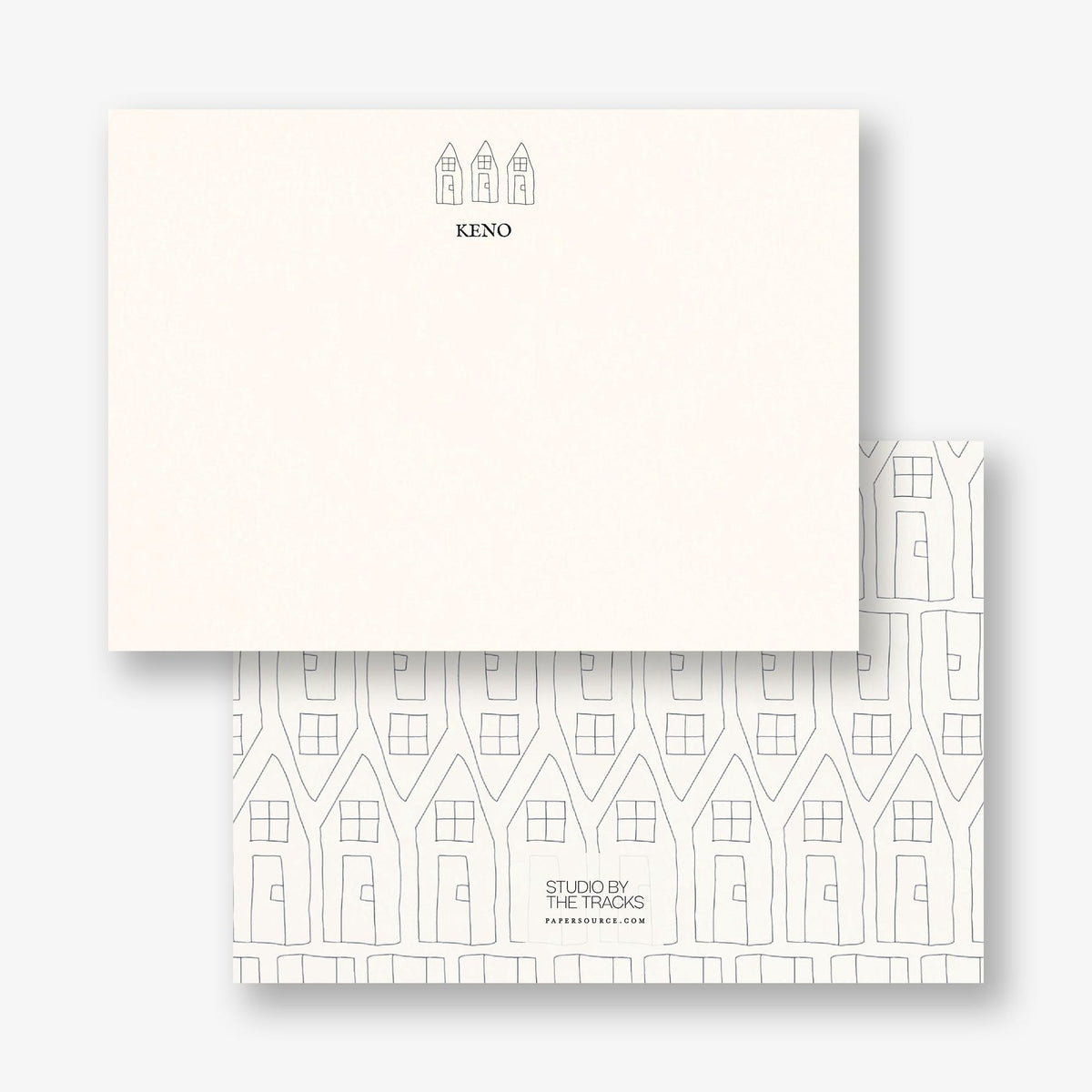Little Houses Stationery