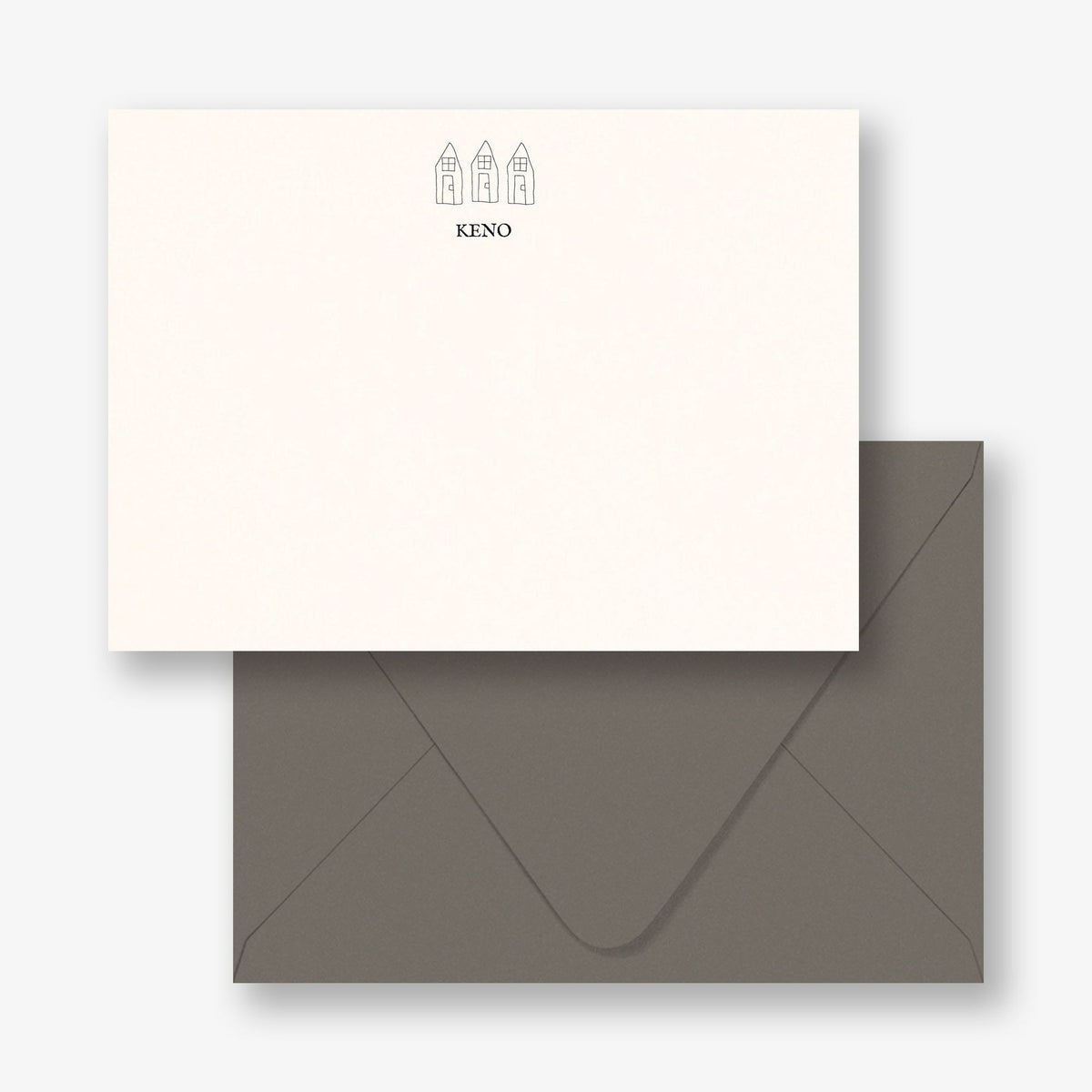 Little Houses Stationery