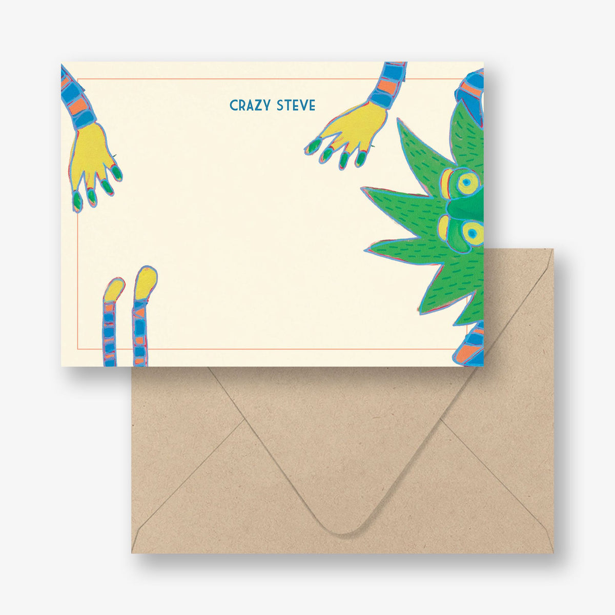 Crazy Steve Stationery